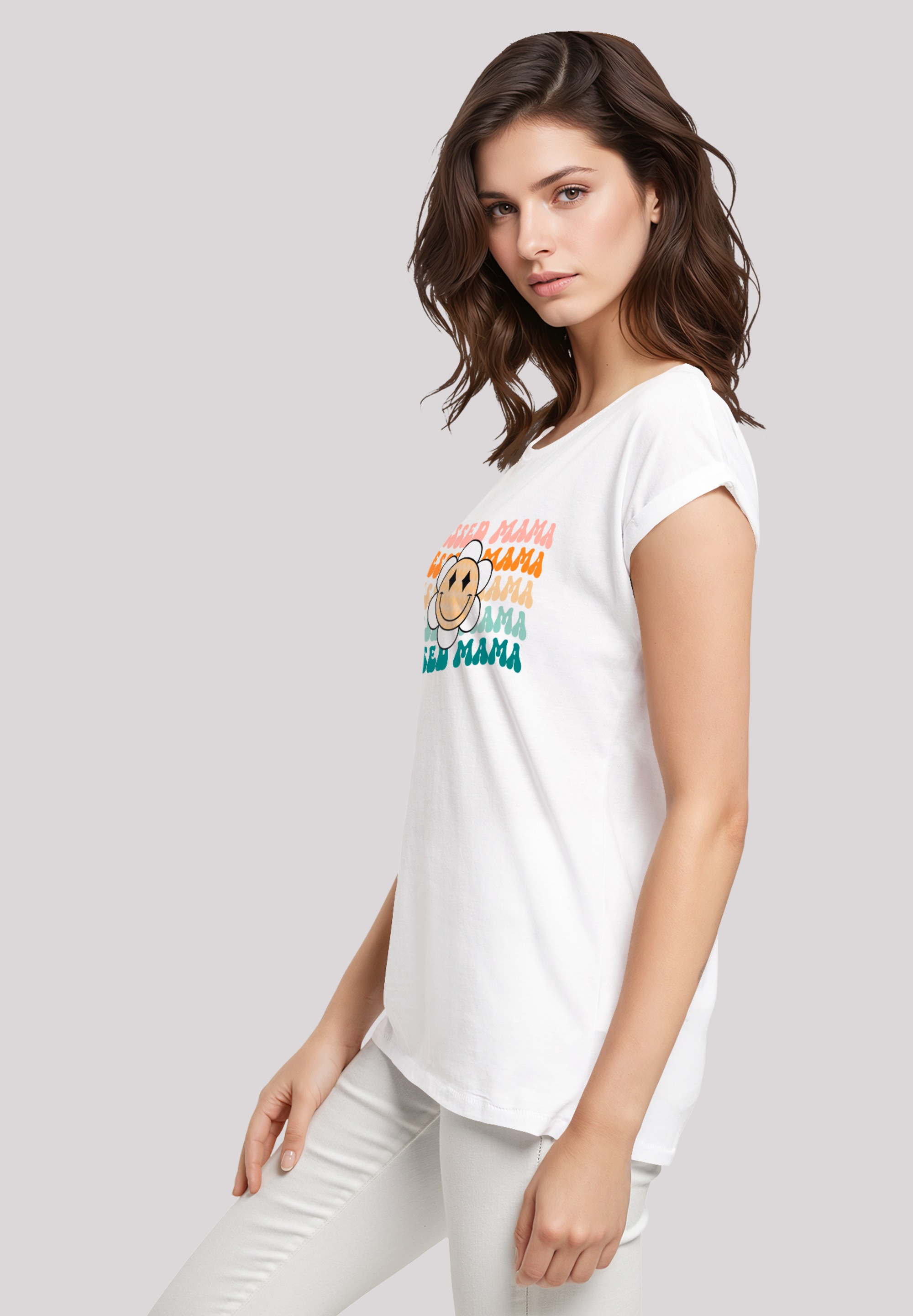 F4NT4STIC T-Shirt »Mothers Day Blessed Mama Vintage«, Premium Qualität