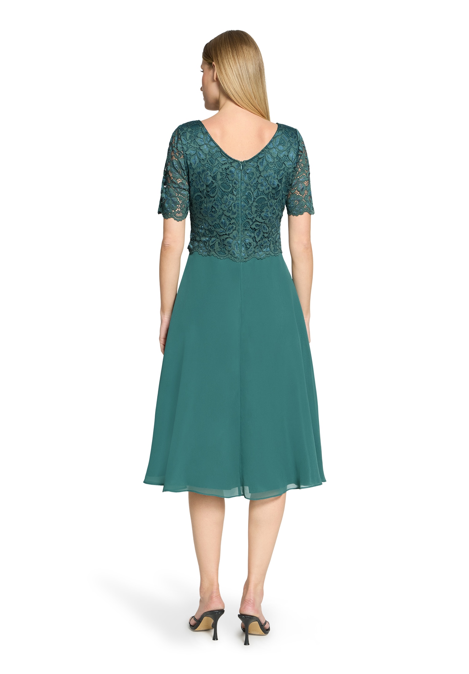 Vera Mont Cocktailkleid »Damen mit Spitze« Ohne Tasche Spitze