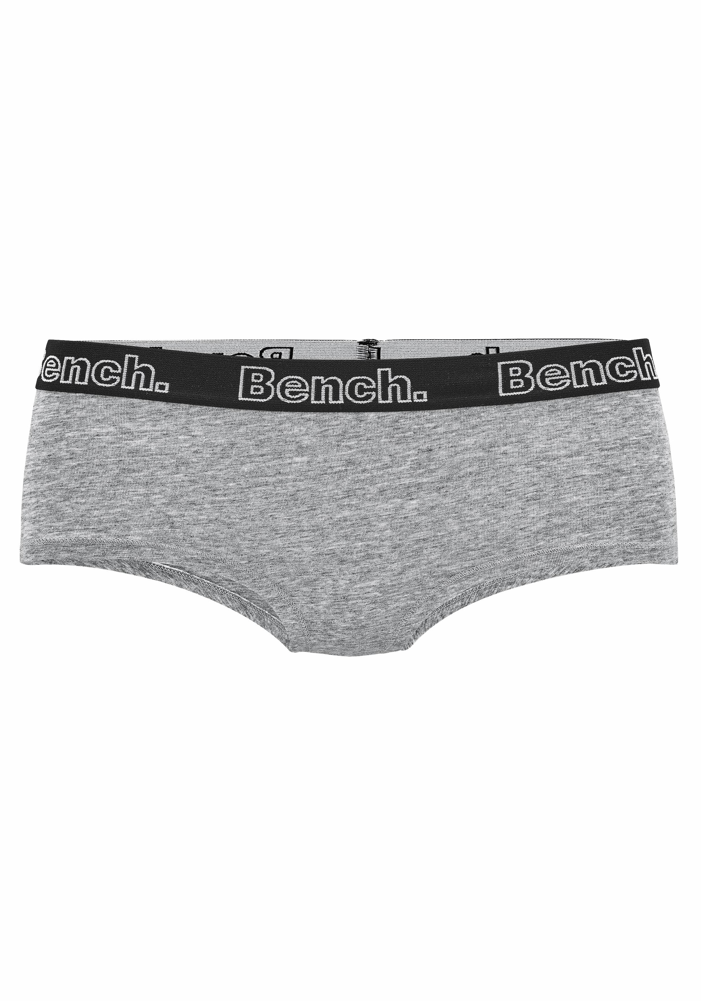 Panty, BAUR mit (Packung, Webbund | Logo 3 St.), online kaufen schwarzem Bench.