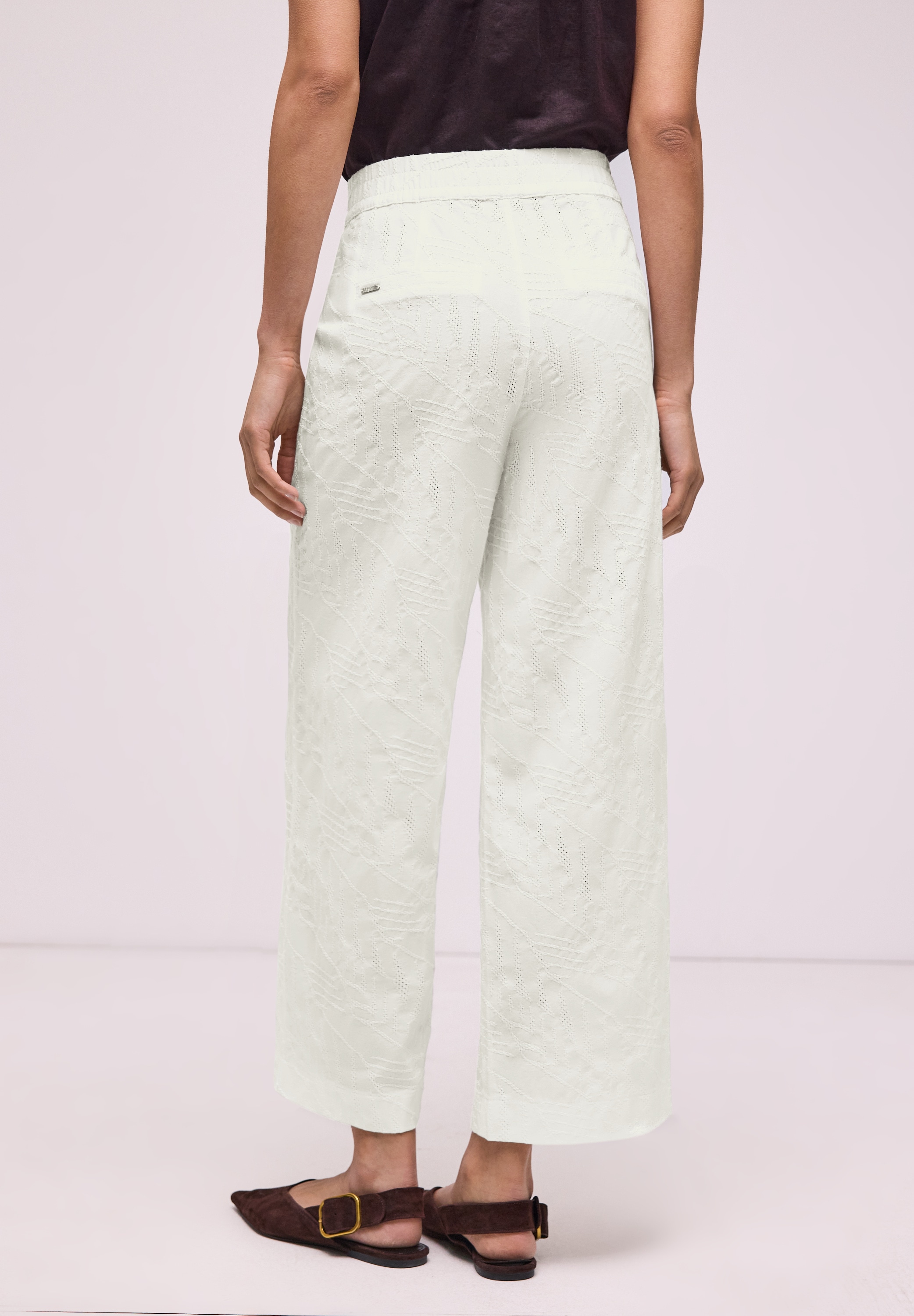 STREET ONE Stoffhose  High Waist