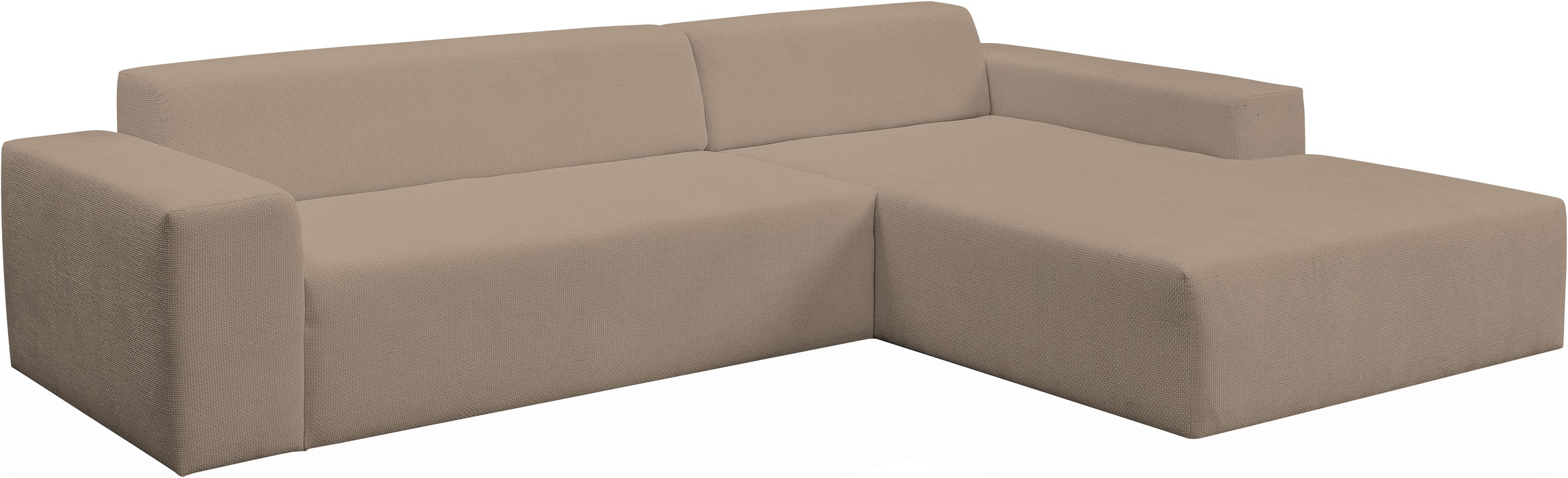 WERK2 Ecksofa »Zeus-XL, Mega-Sofa mit großer Sitztiefe, Stellmaße 311cm x 210cm«, Curvy Trend Garnitur mit urbaner Optik, bequem, Big-Sofa, L-Form