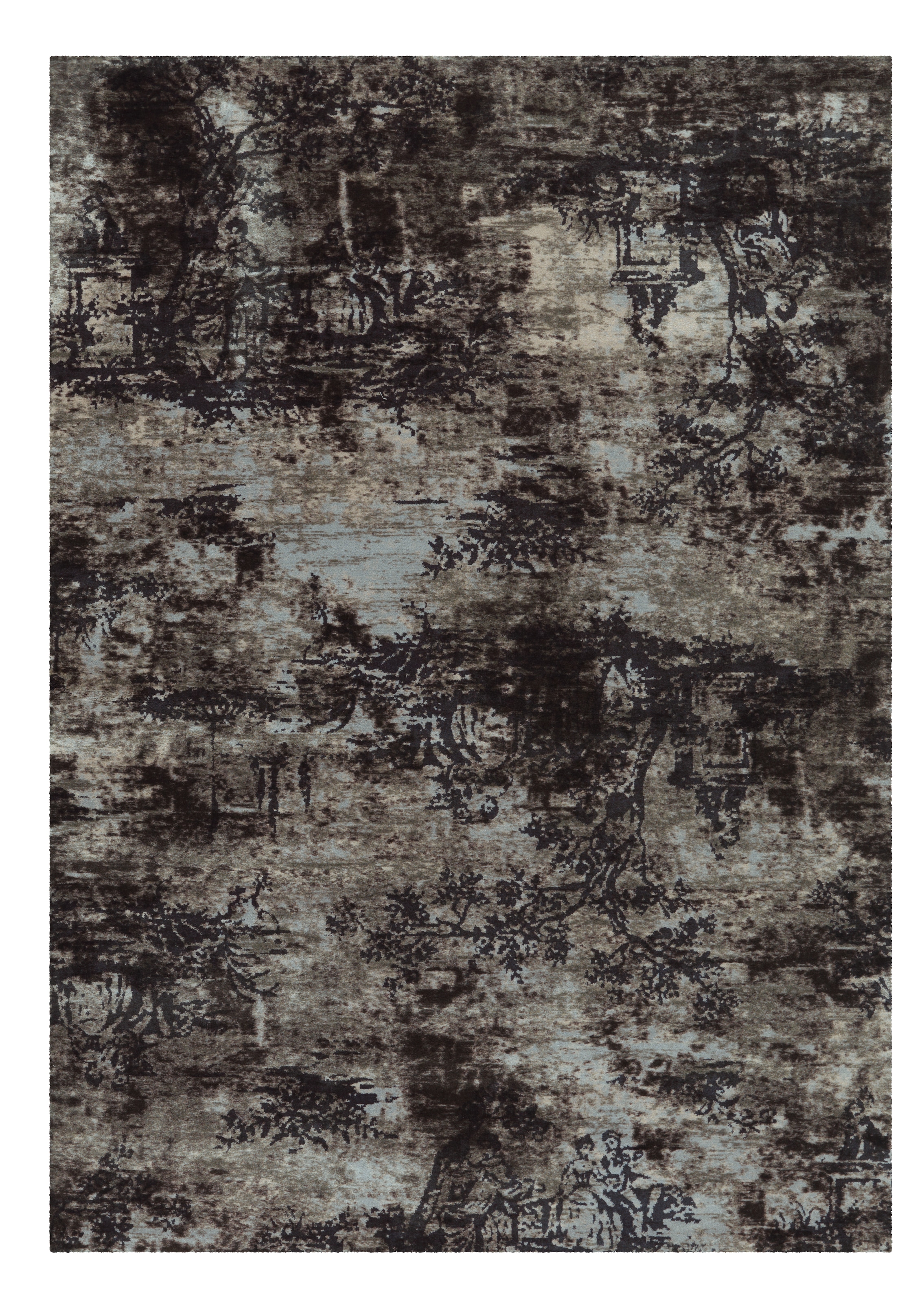 Arte Espina "Vintage 5206" rechteckig 4 mm Höhe Pflegeleicht und robust, Flachflor, Vintage-Design