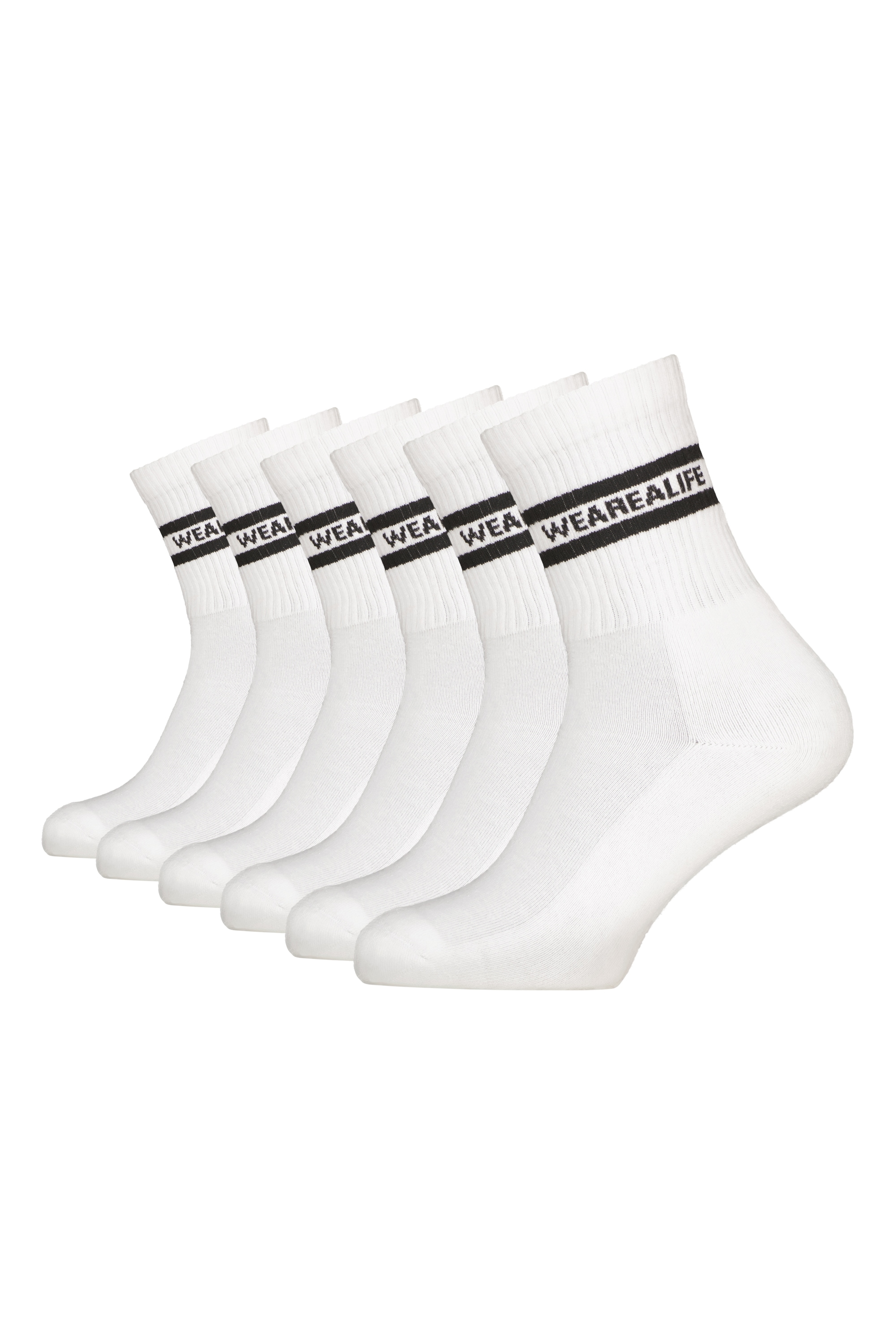 Alife & Kickin Tennissocken »Herren 6 PACK - DennisAK«, (Spar-Set), lange Sportsocken mit Streifen,...