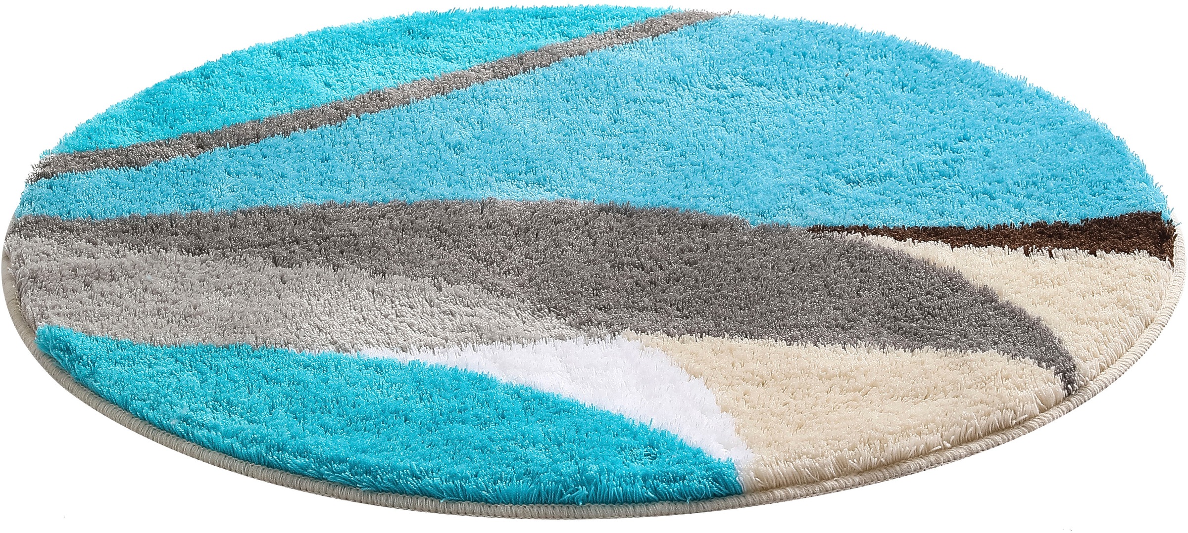 my home Badematte "Magnus, Badvorleger, Badezimmer Teppich" mehrfarbig, Bad günstig online kaufen