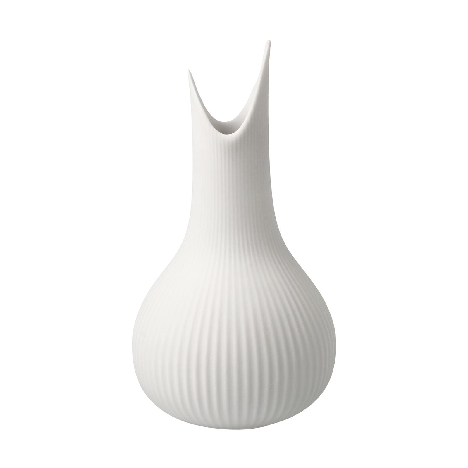 Goebel Dekovase "Vase Studio 8 Pure Raindrop 15 cm weiß" Abwischbar