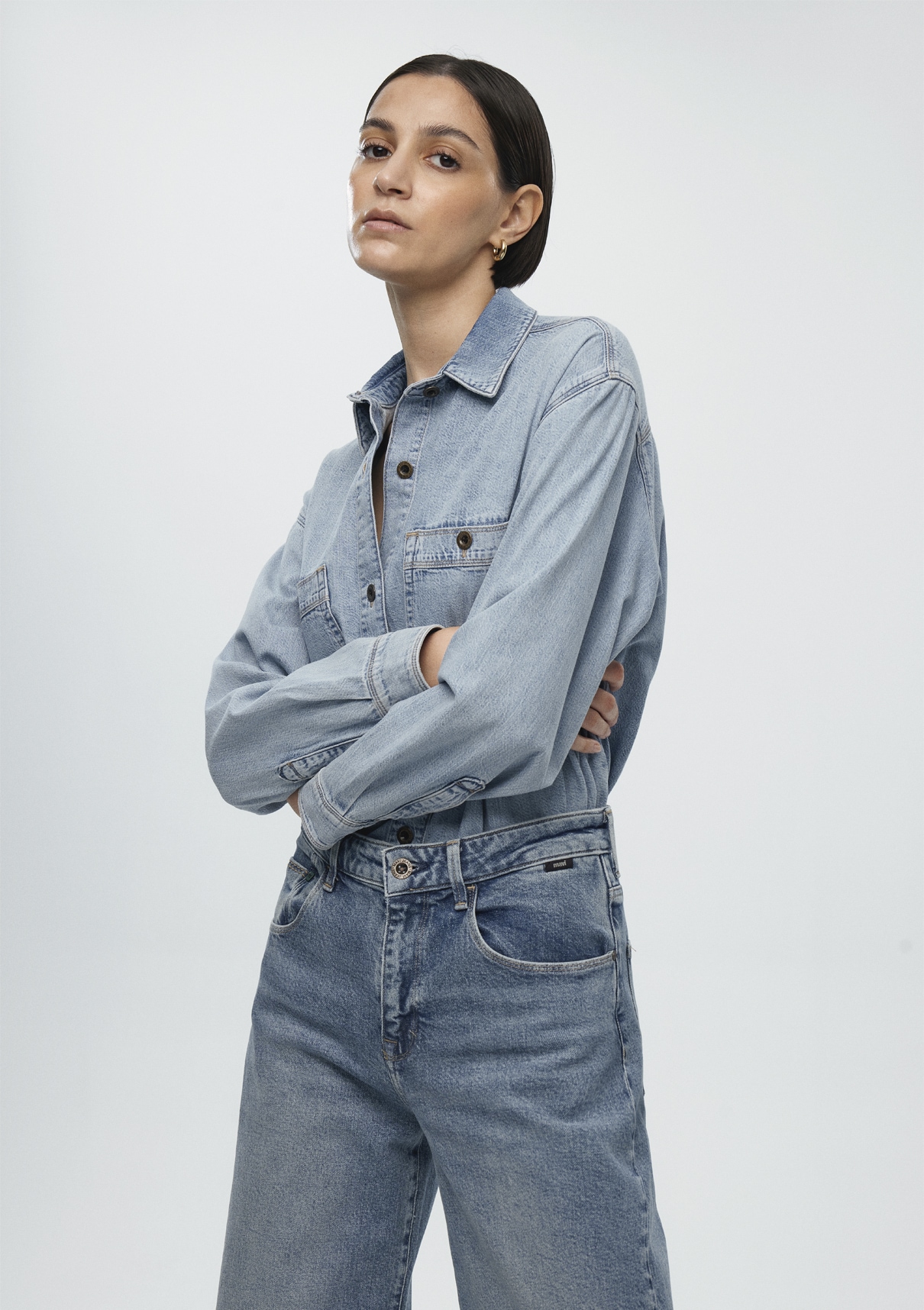 Mavi Jeansbluse "SUSAN", Hemd Denim günstig online kaufen