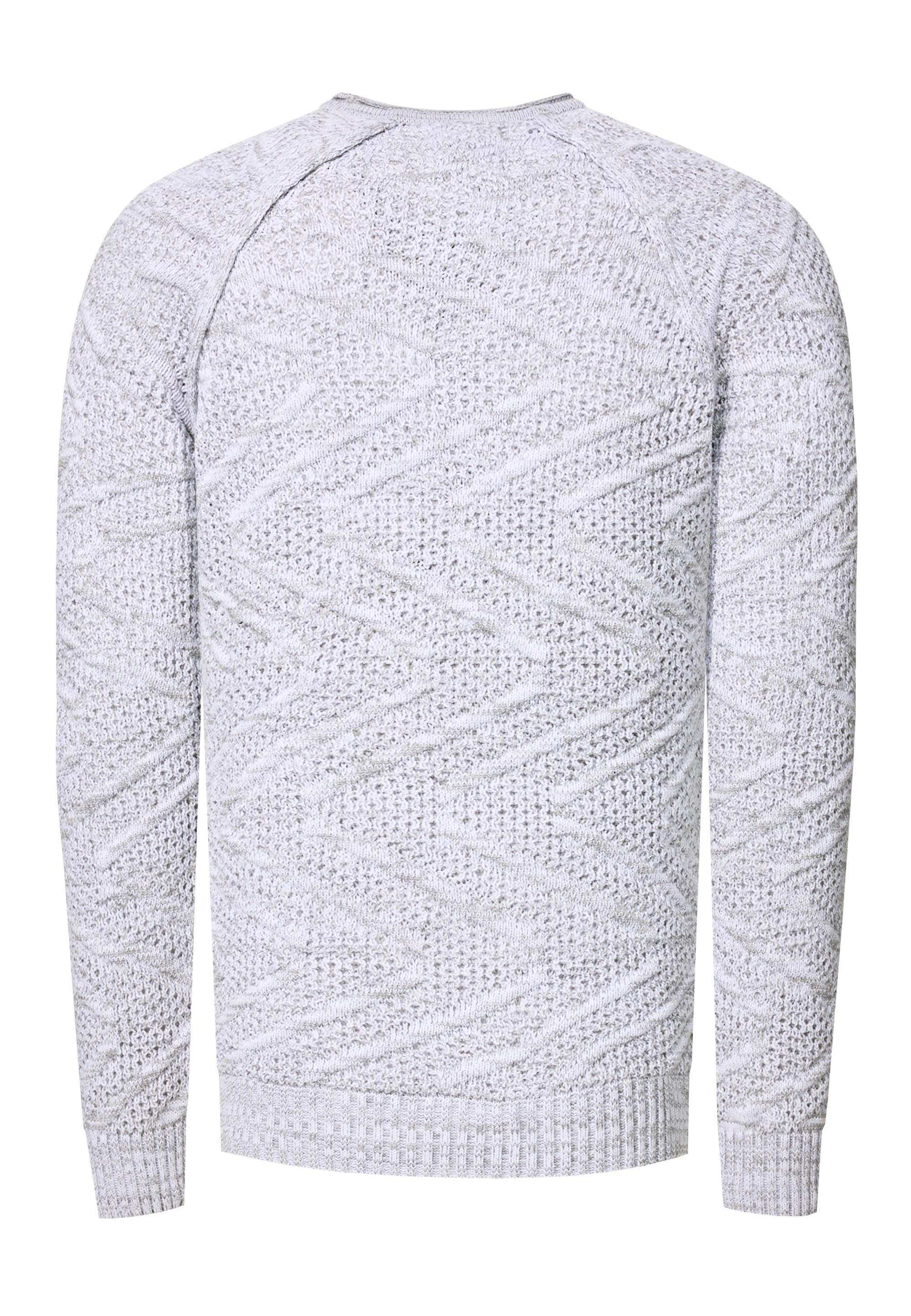 Rusty Neal Strickpullover, mit stylischem Muster