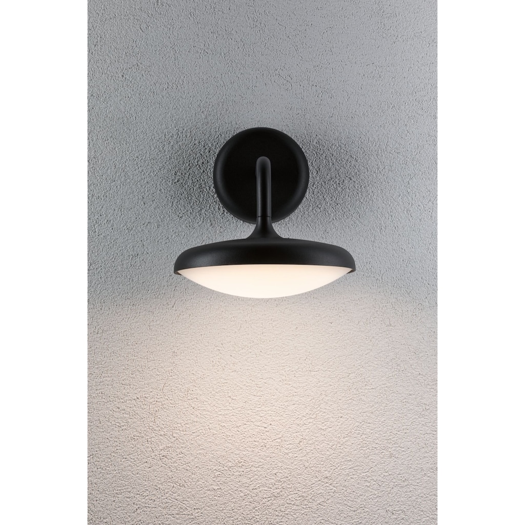 Paulmann LED Pollerleuchte »Nostro IP44 rund 180x250mm 3000K 10W 900lm 230V Anthrazit Aluminium«, 1 flammig-flammig