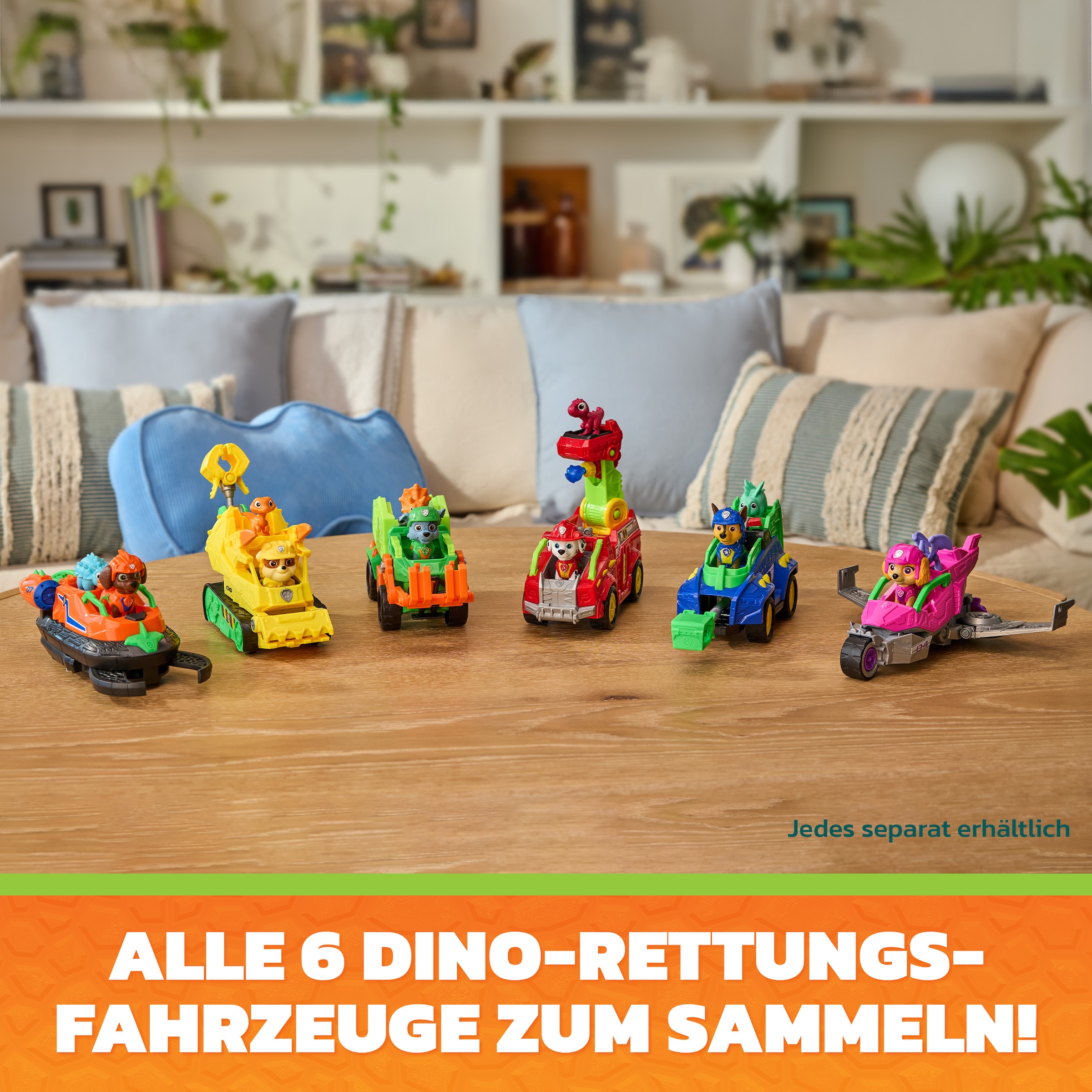 Spin Master Spielzeug-Auto »PAW Patrol: Der Dino Film, Chases Dino-Rettungs-Cruiser«