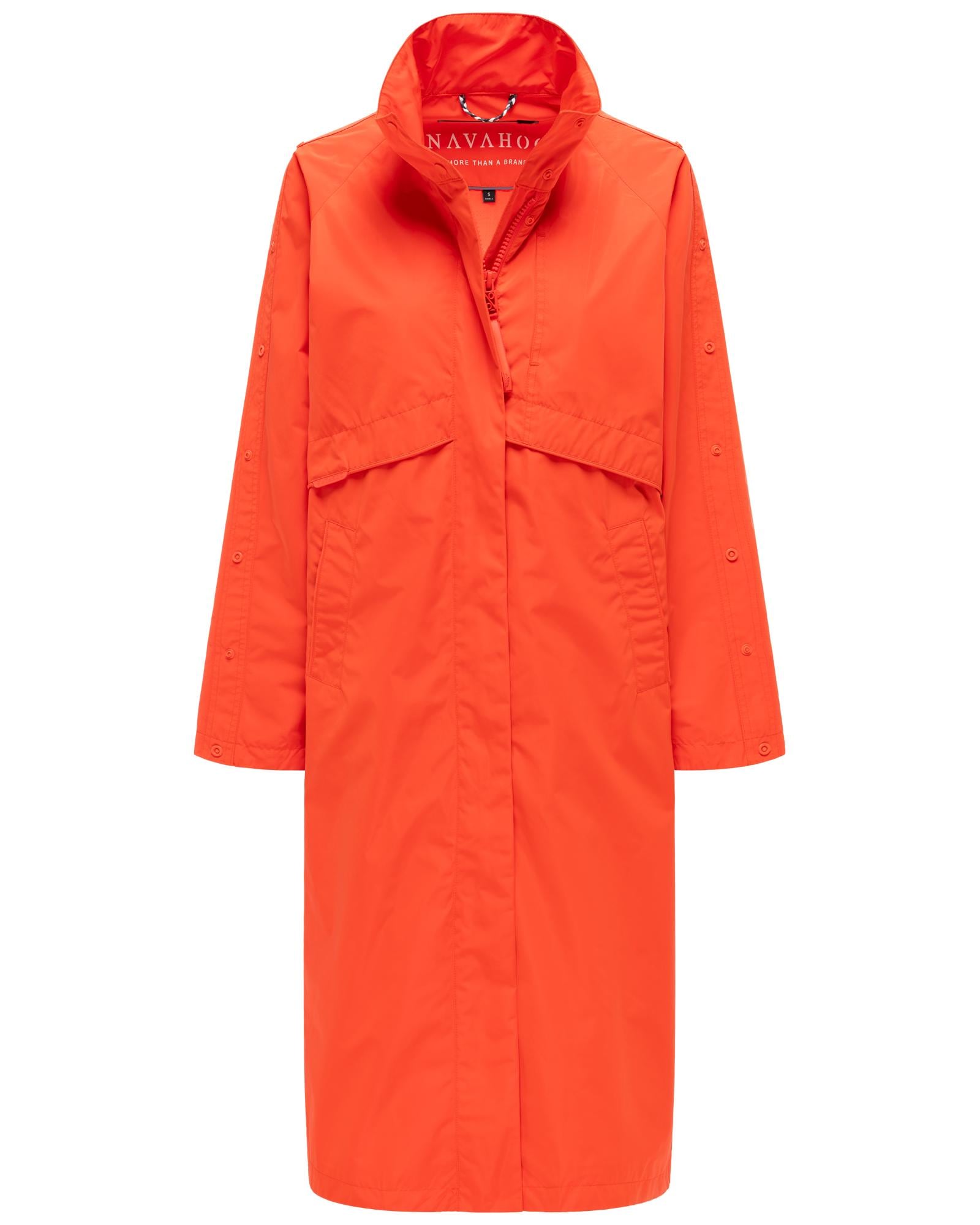 Navahoo Langmantel "Zenblüte 14" Modischer oversized Damen Parka mit krempelbaren Ärmeln