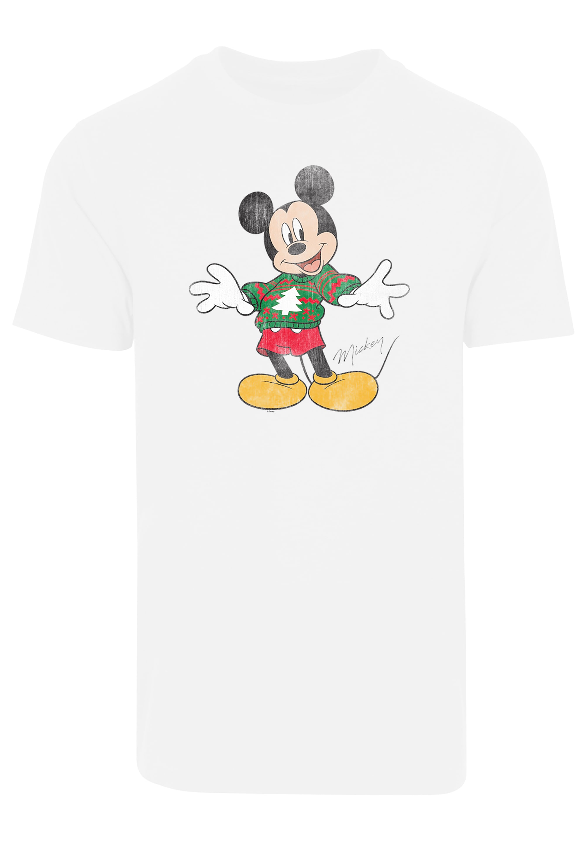 F4NT4STIC T-Shirt »Disney Micky Maus Weihnachten« Herren,Premium Merch,Regular-Fit,Basic,Bedruckt