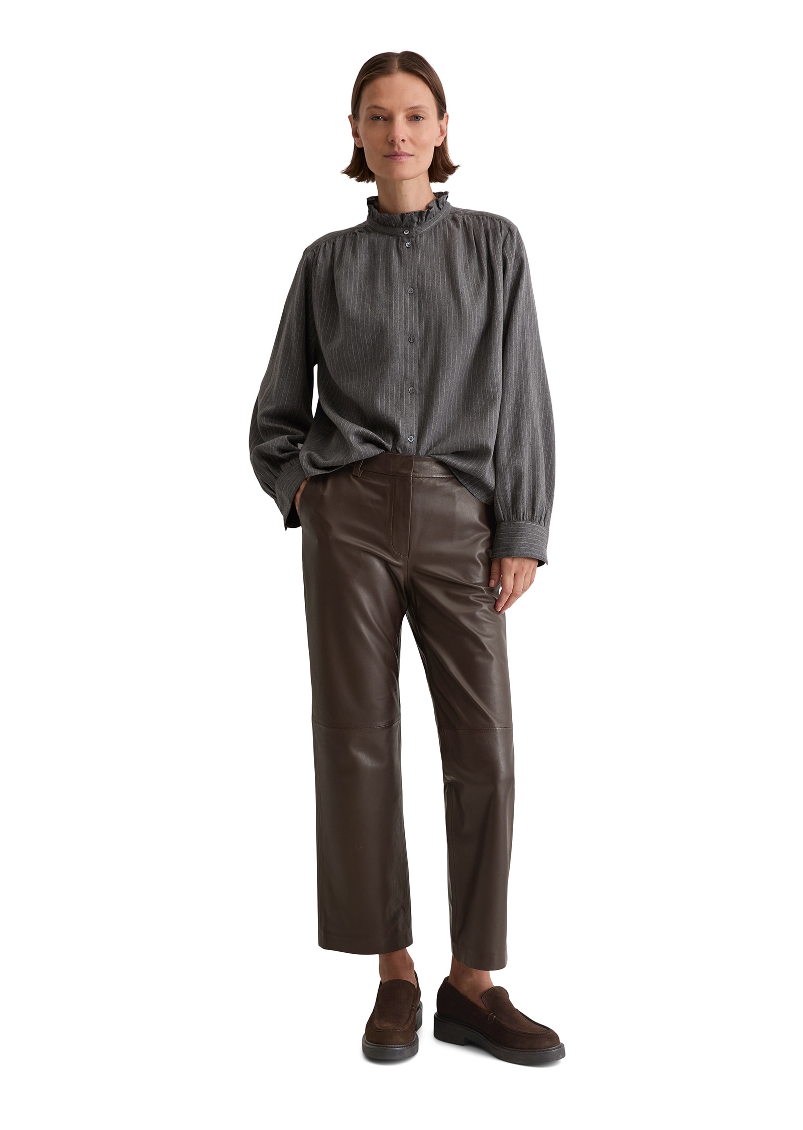 Marc O'Polo Langarmbluse »aus Baumwoll-Satin«