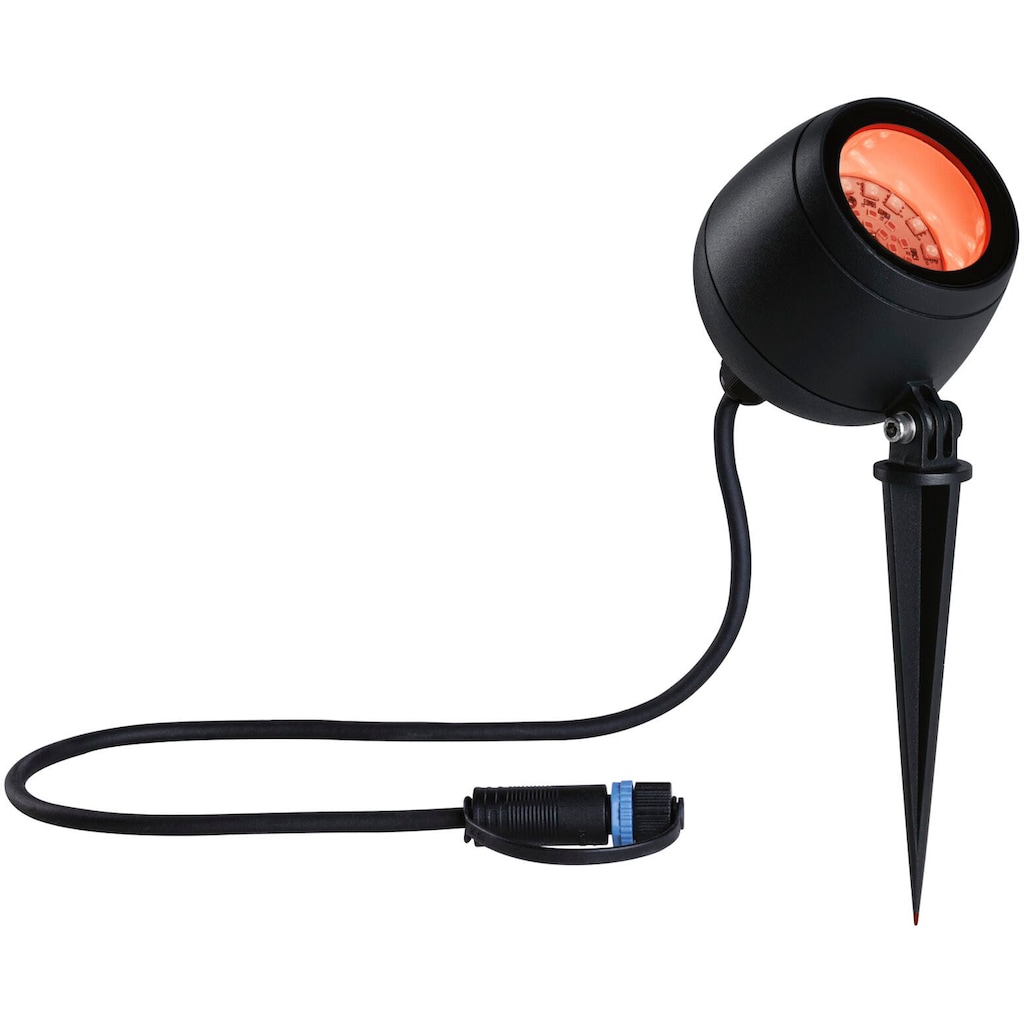 Paulmann LED Gartenleuchte »Outdoor Plug & Shine Spot Kikolo RGBW ZigBee«, 1 flammig-flammig