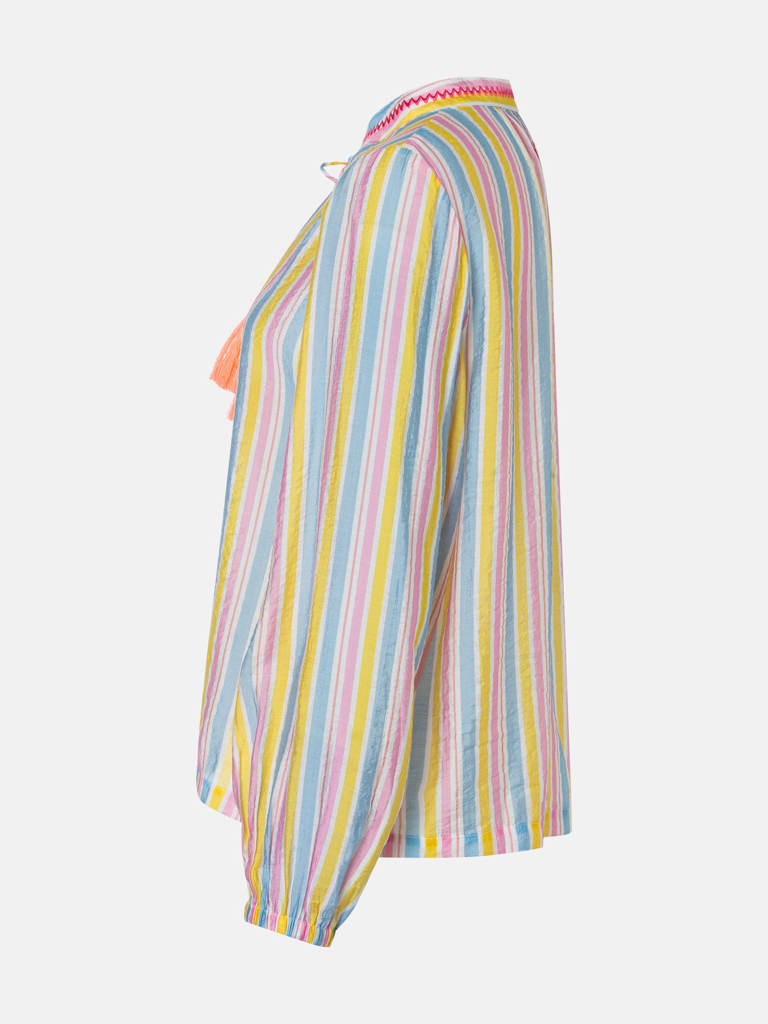 Lieblingsstück Langarmbluse »ClaireL« mit Bindebändern, Viskose-Mix