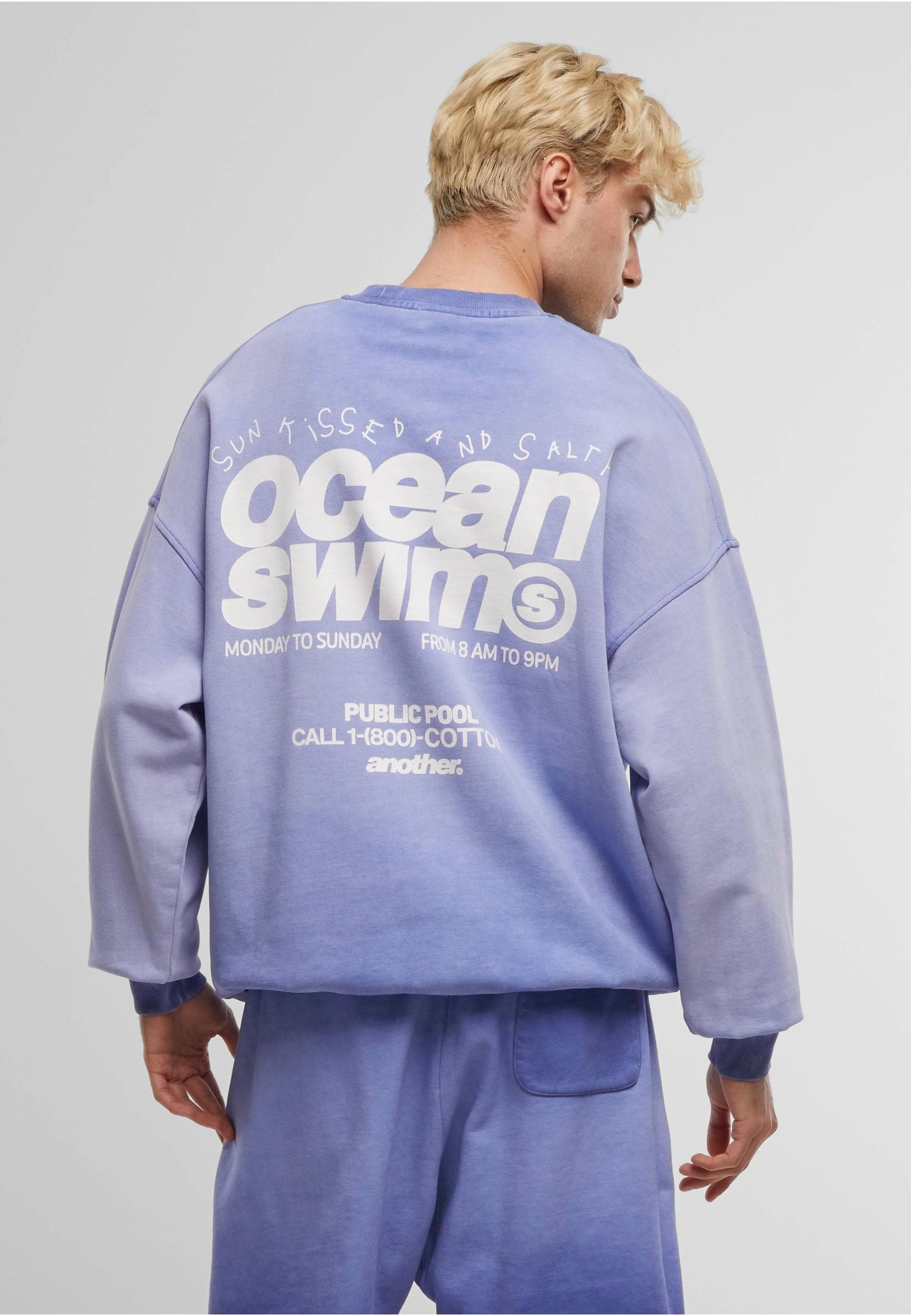 Another Cotton Lab Sweater »Another Cotton Lab Ocean Swim Oversized Washed Sweater«, (1 tlg.)