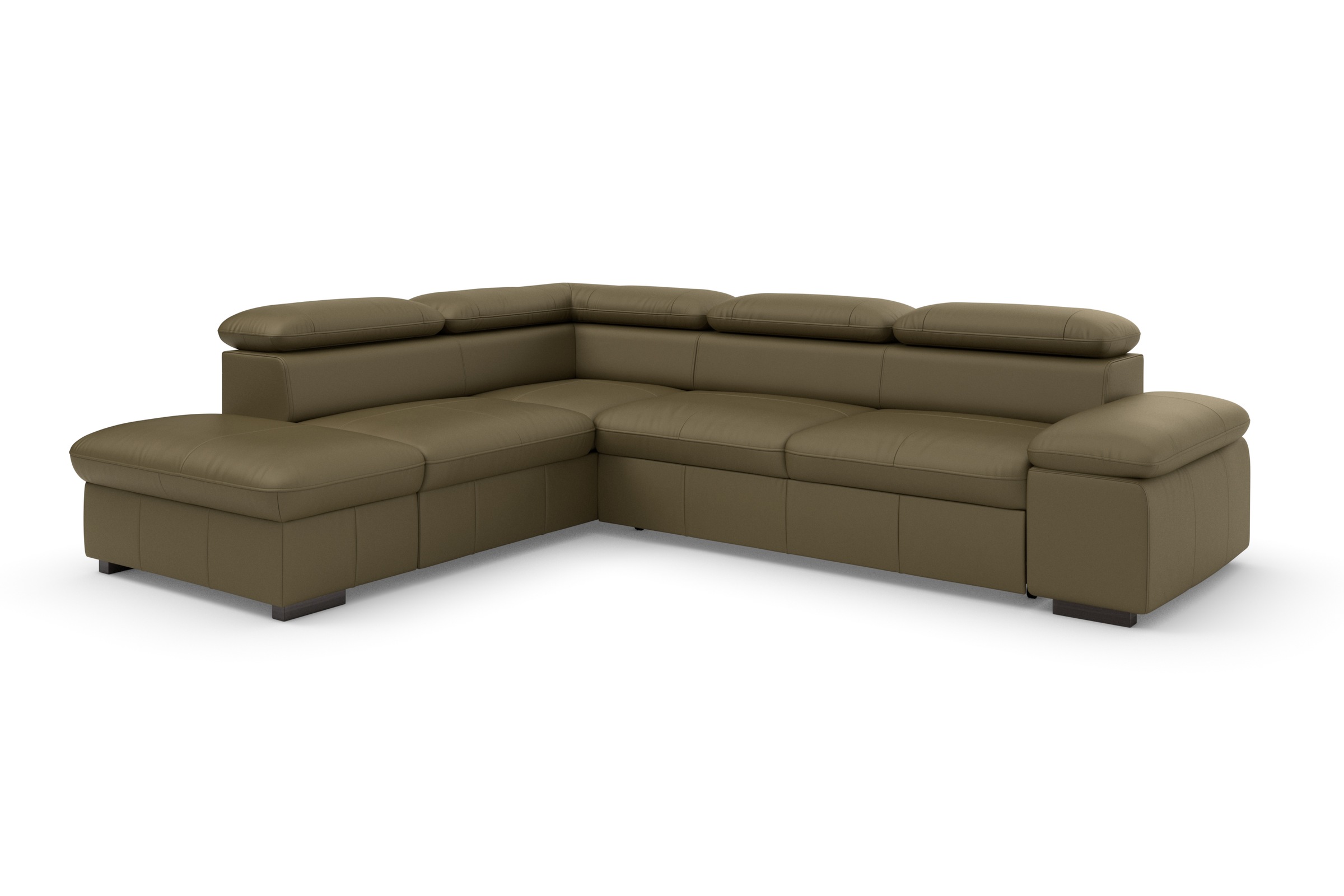 Home affaire Ecksofa »Alberto L-Form«, mit Kopfteilverstellung, wahlweise mit Bettfunktion