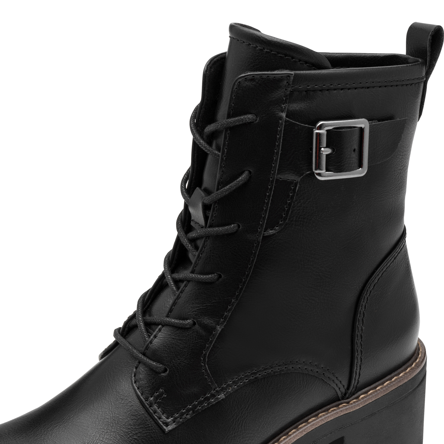 MARCO TOZZI Winterboots, Blockabsatz, Schnürboots, Stiefelette mit Kontrast günstig online kaufen