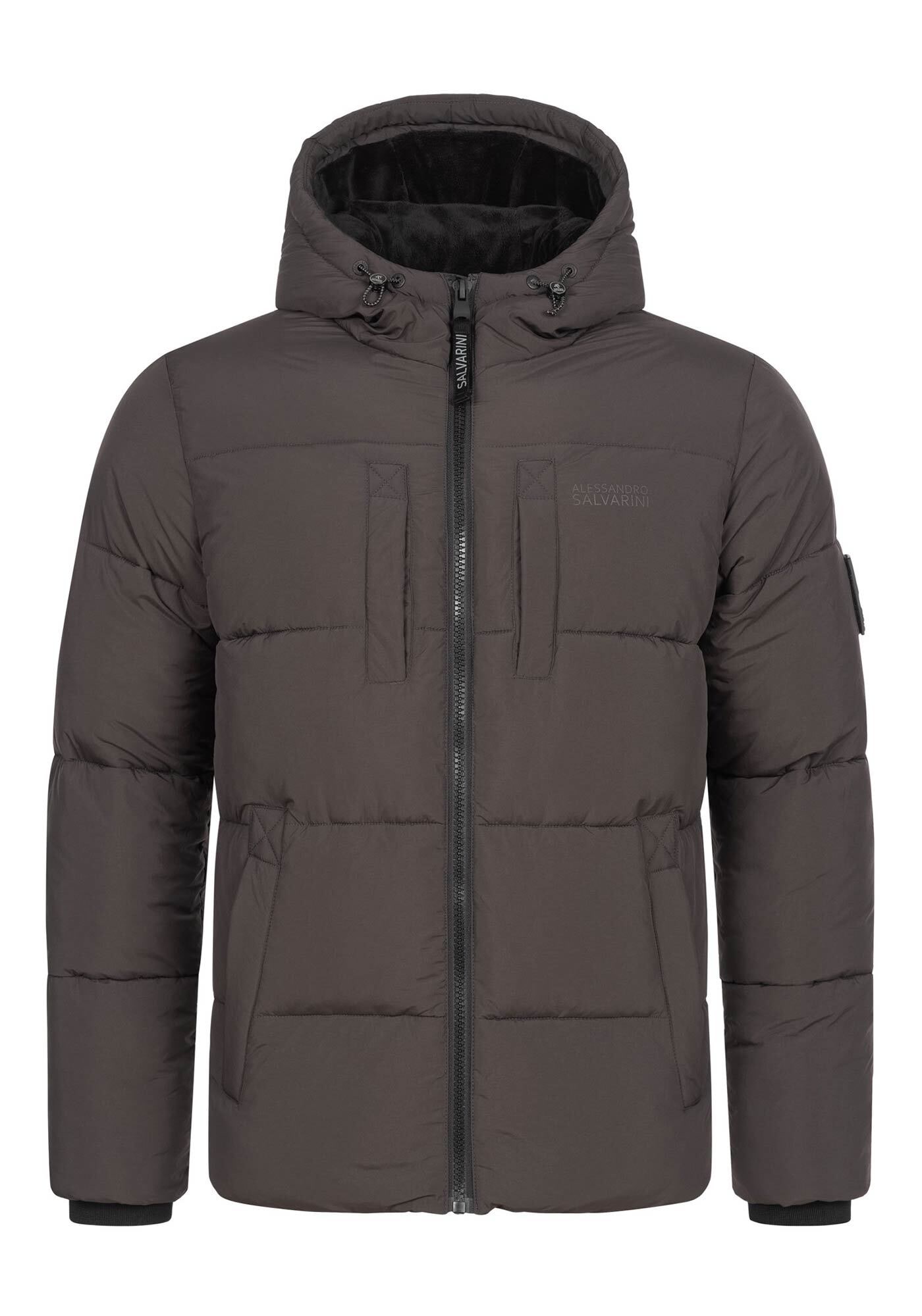 Alessandro Salvarini Winterjacke »ASKelvin«, innen komplett mit warmem Teddyfell