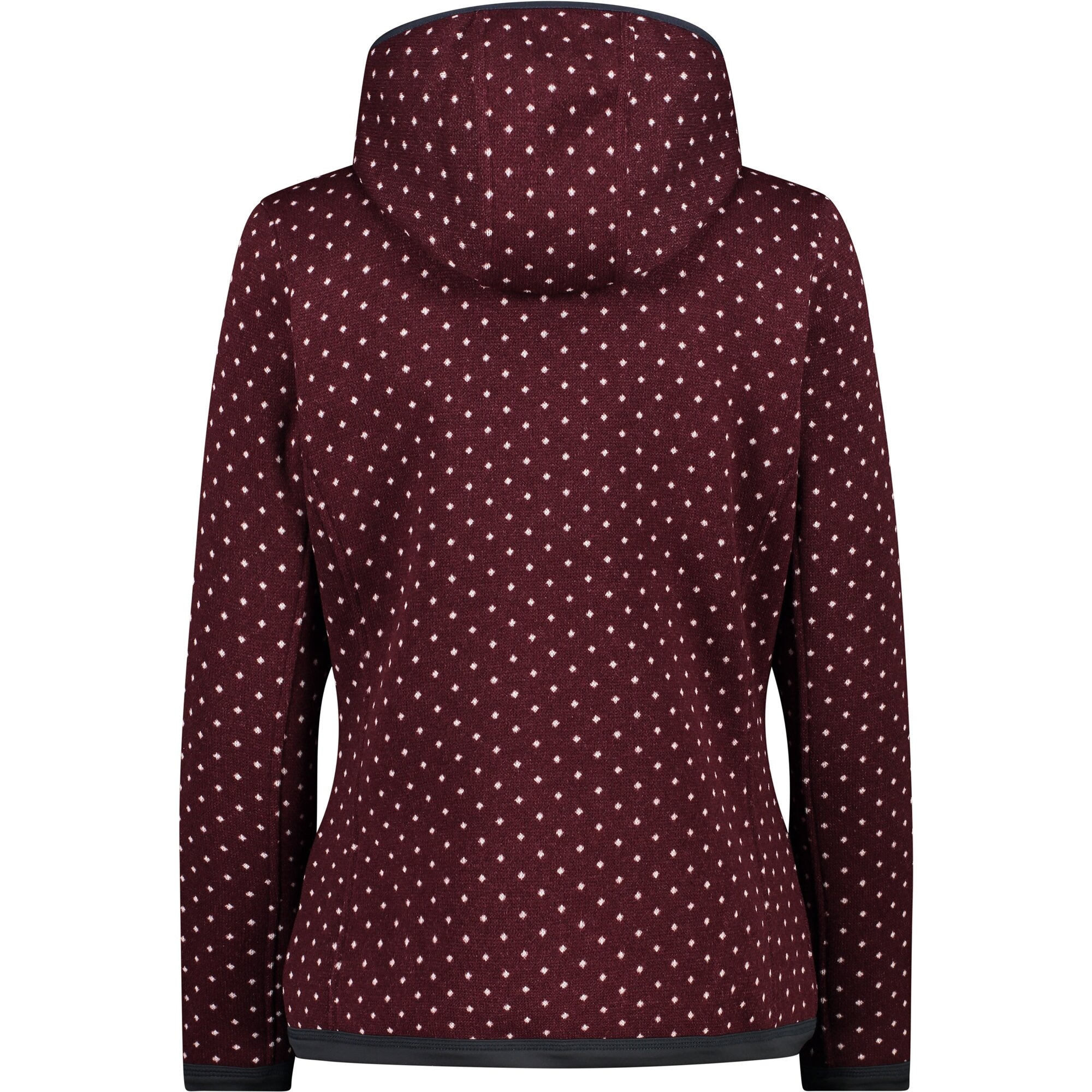 CMP Strickfleecejacke »WOMAN JACKET FIX HOOD«, mit Kapuze, wärmend