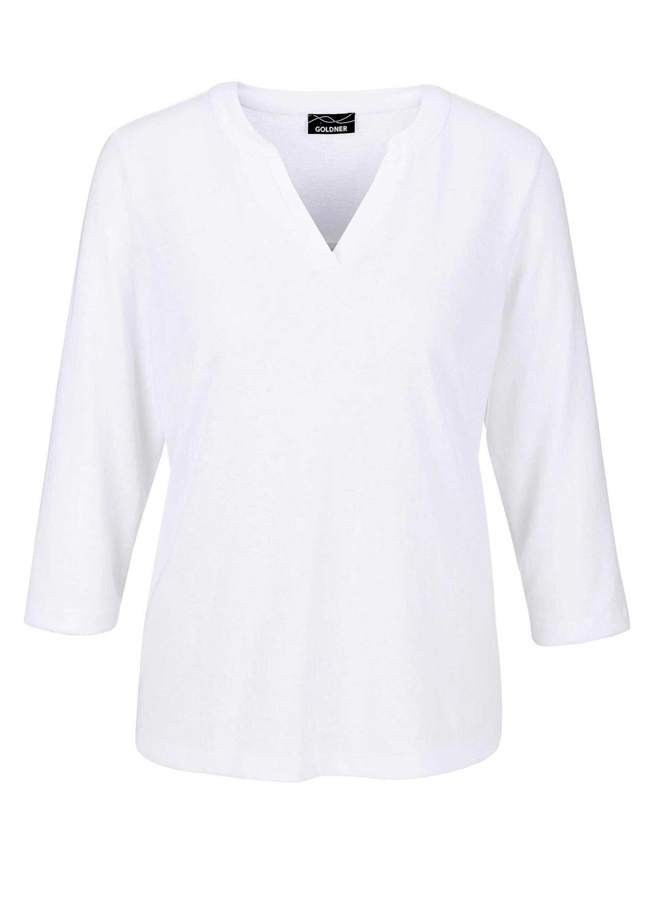 GOLDNER Kurzarmshirt "Kurzgröße Modisches 3/4-Arm-Oberteil" Formblende günstig online kaufen