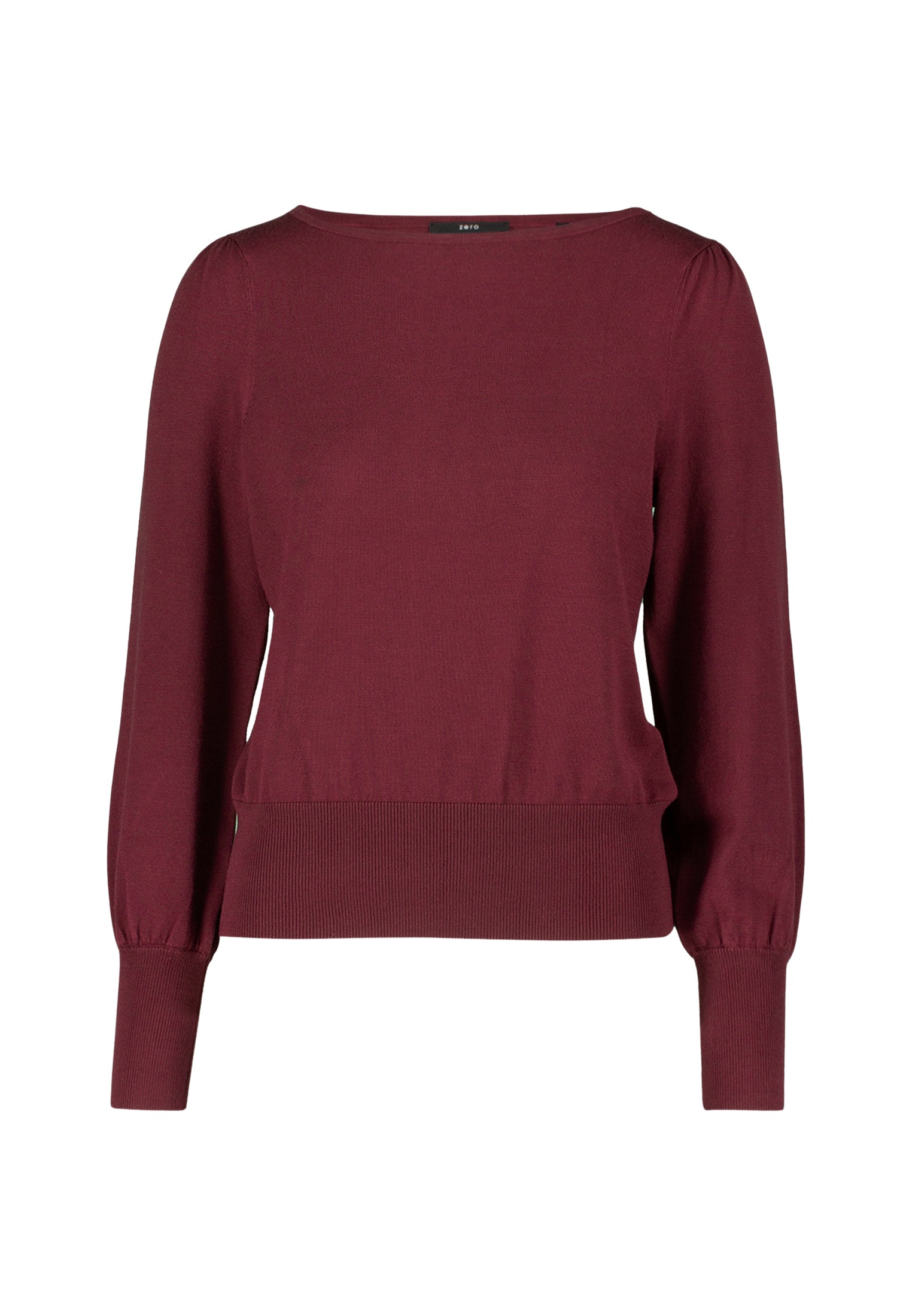 Zero Strickpullover "Damen mit Ballonärmeln" 1 Stk. Plain/ohne Details günstig online kaufen