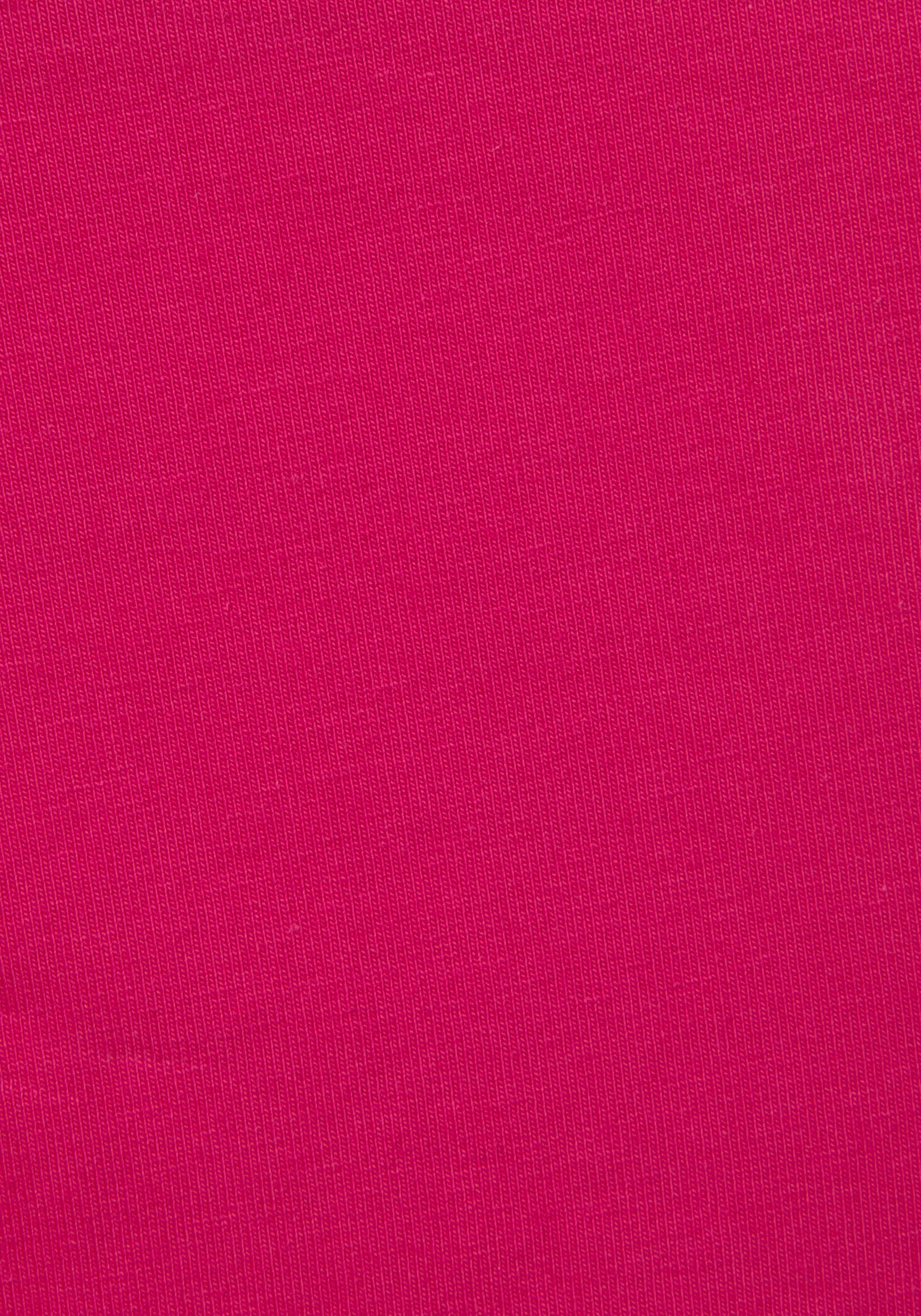 LASCANA Shorts, mit breitem Bündchen und Logodruck, Loungewear