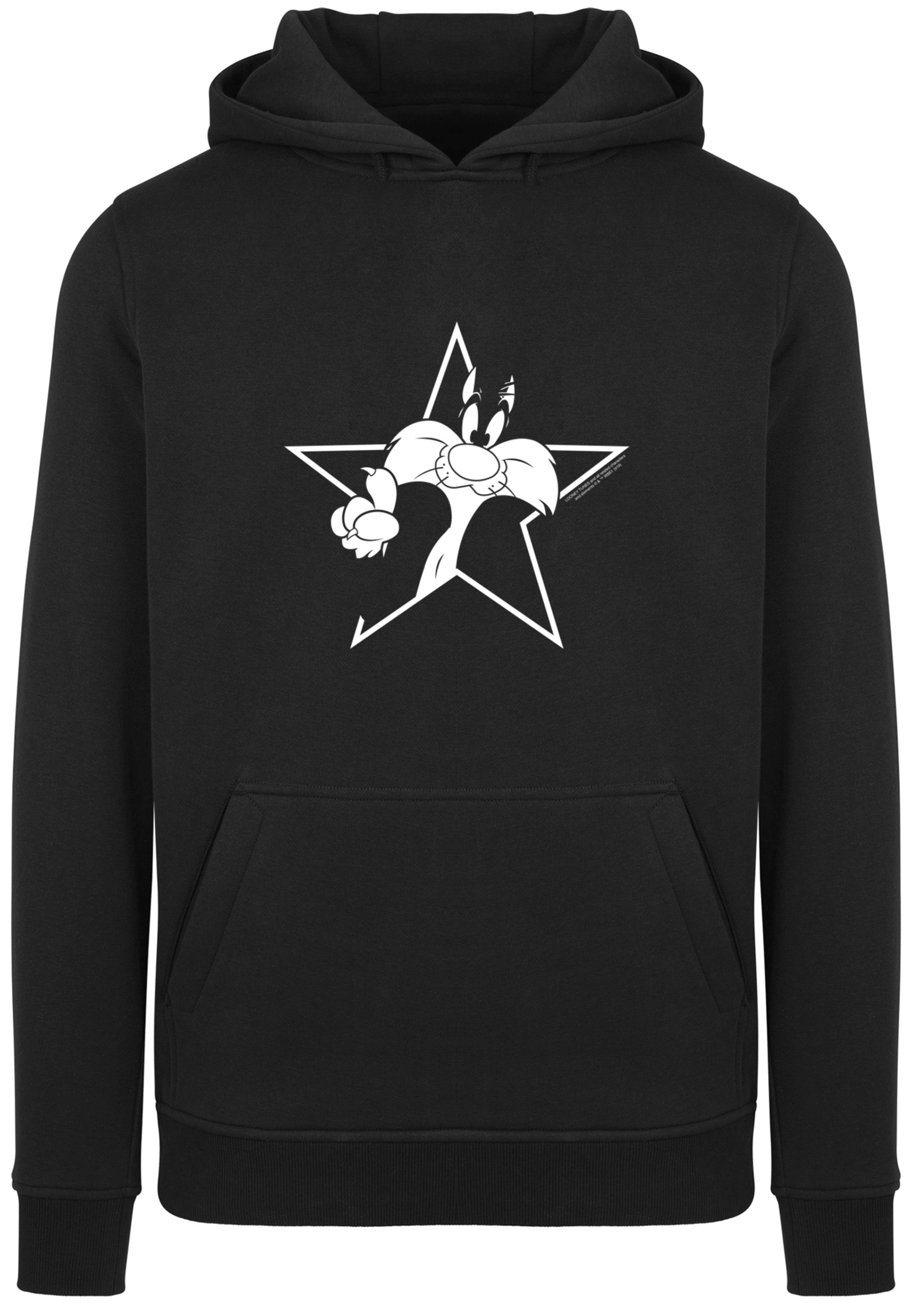 F4NT4STIC Sweatshirt »Looney Tunes Sylvester Cartoon Stern«, Herren,Premium Merch,Slim-Fit,Kapuzenpullover,Bedruckt