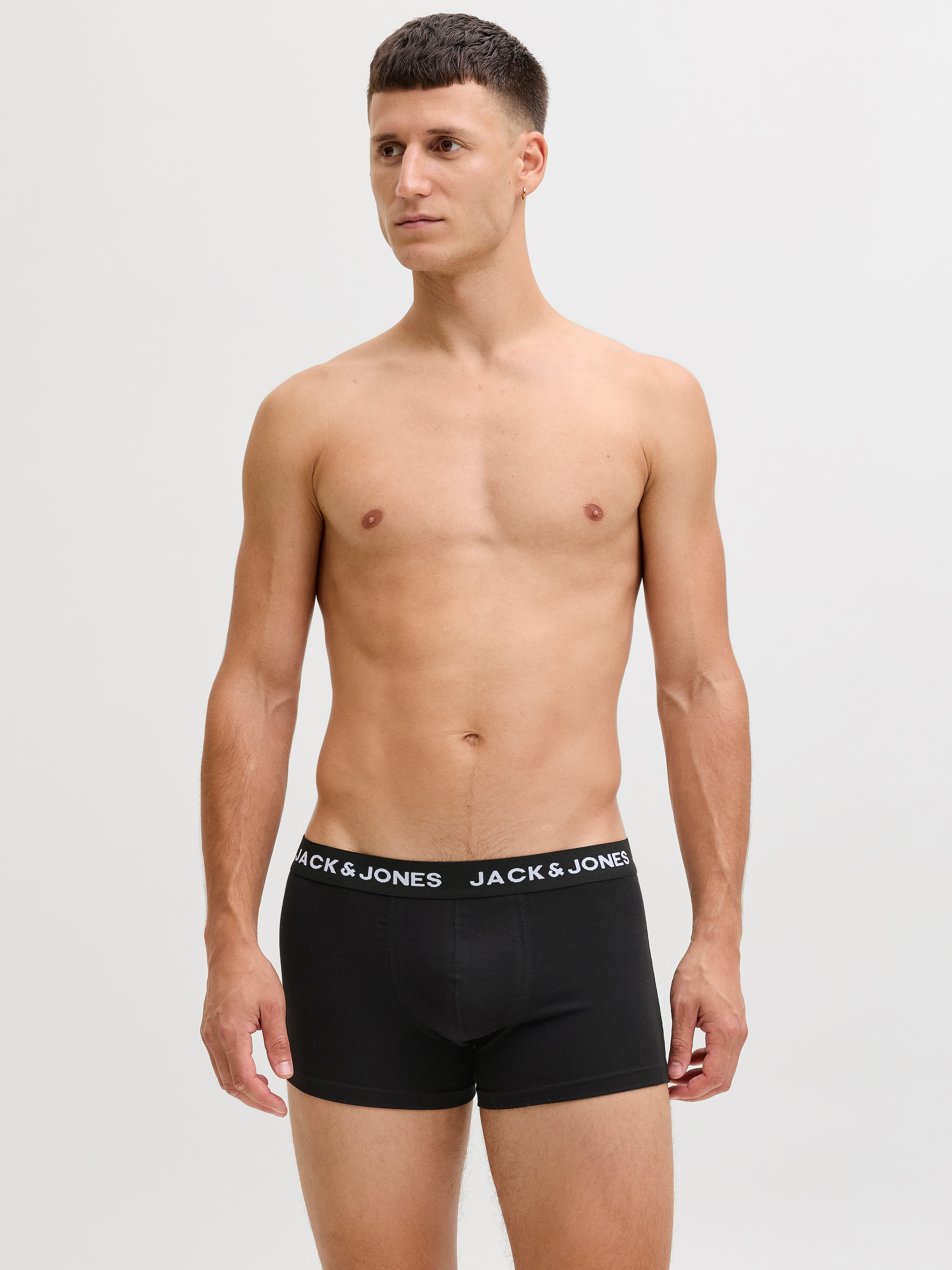 Jack & Jones Boxershorts »JACFLOWER Microfiber mit Logobund, Blumenprint und Stretchkomfort« Packung, 10er-Pack, 10 Stk. eng anliegend, Microfaser, schnelltrocknend