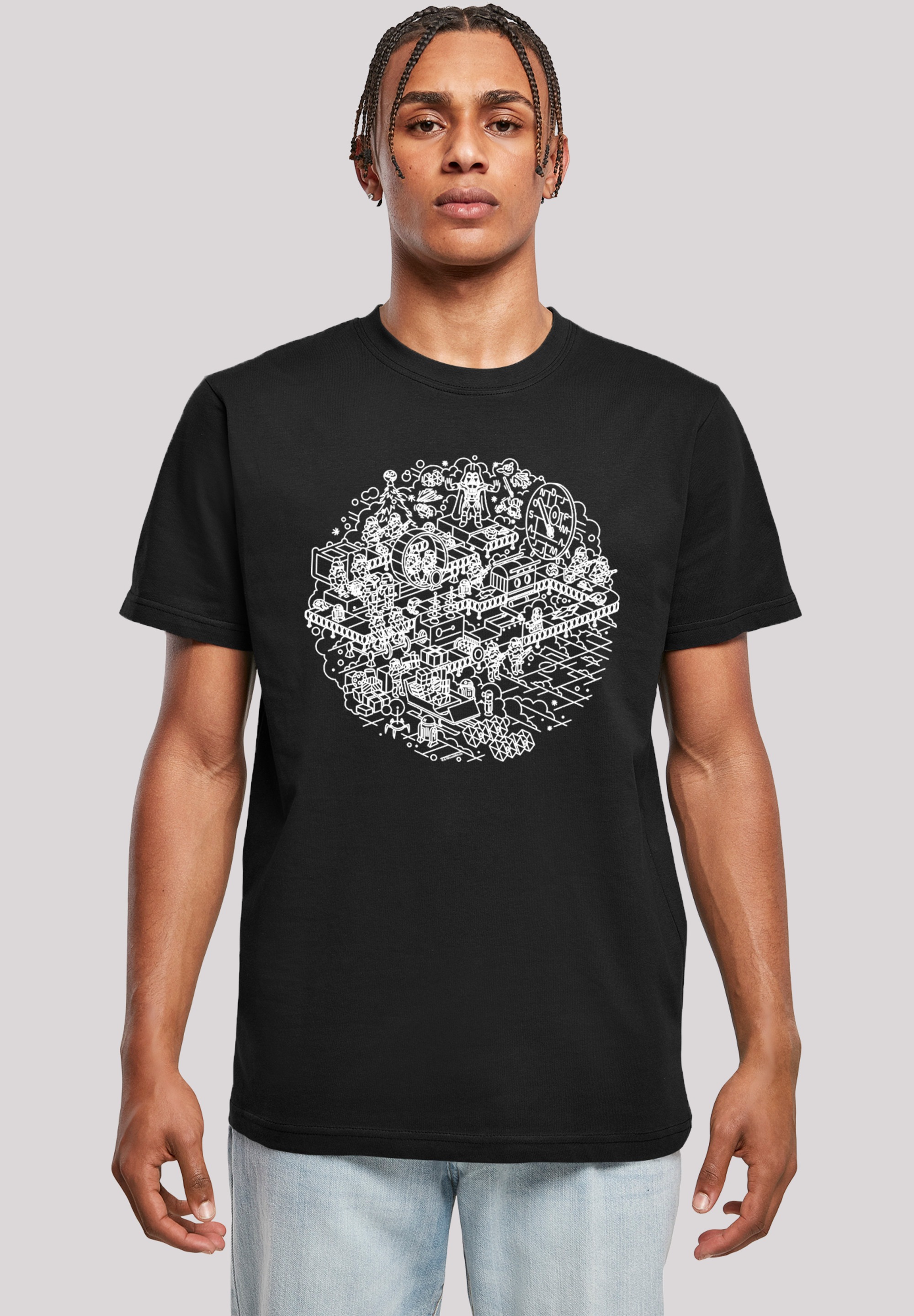 F4NT4STIC Kurzarmshirt »F4NT4STIC Herren«, (1 tlg.)