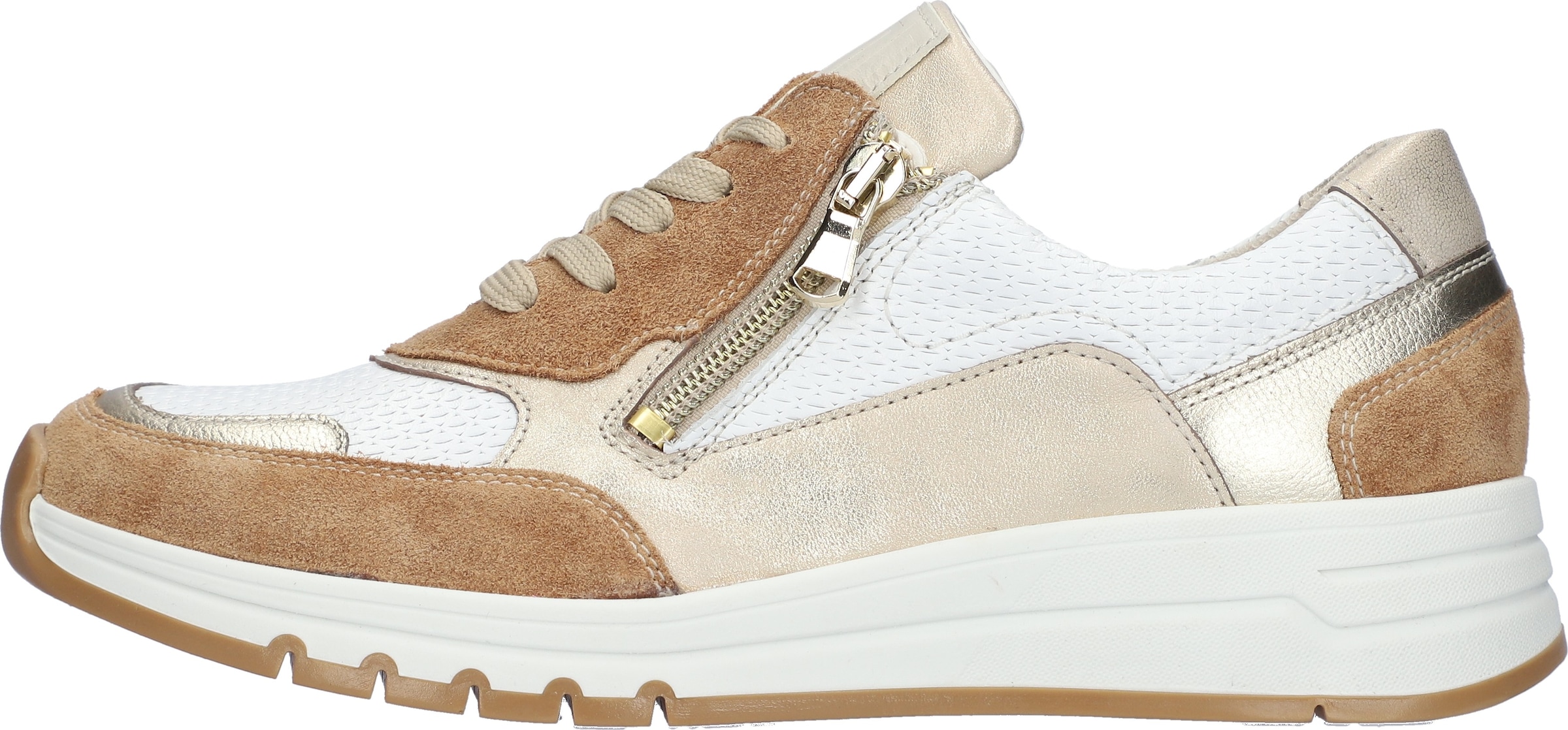 Waldläufer Keilsneaker  Schnürschuh, Halbschuh, Freizeitschuh mit Luftkammern-Laufsohle