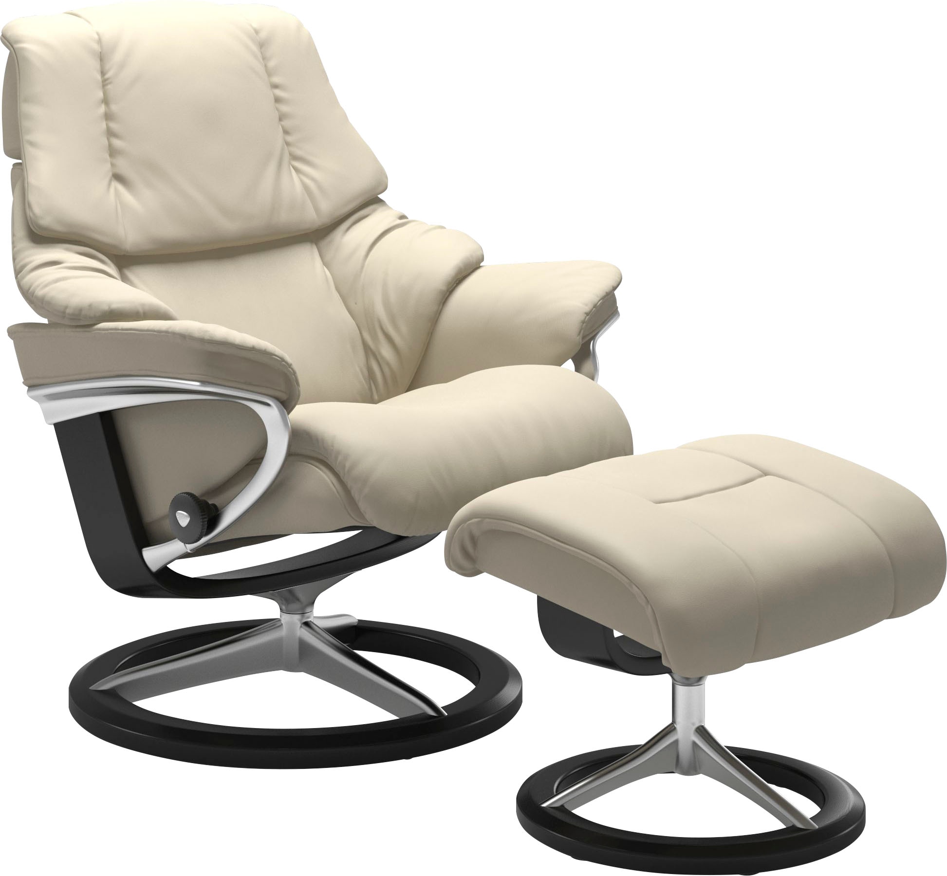 Stressless Fußhocker "Reno", mit Signature Base, Gestell Schwarz