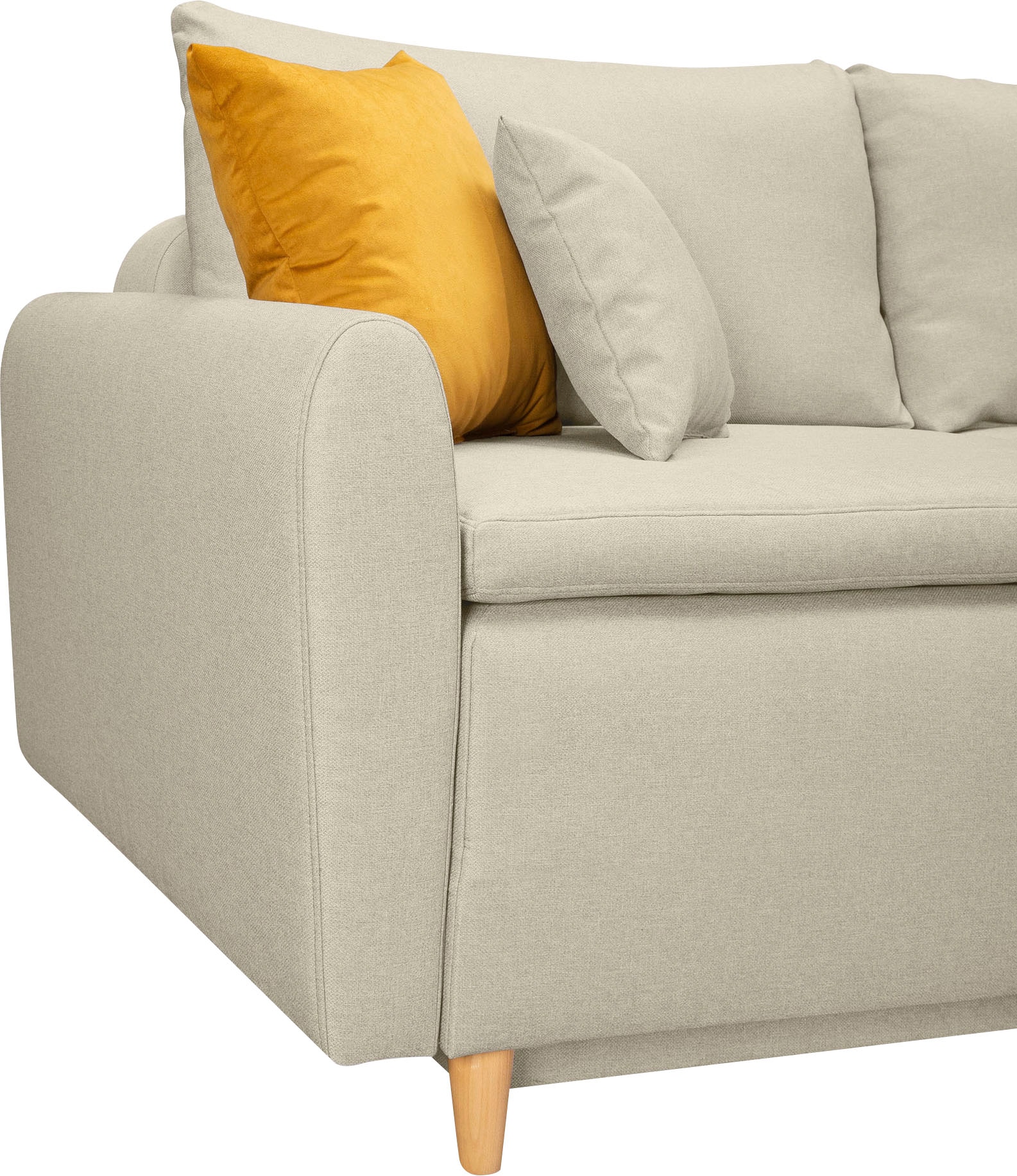 INOSIGN Schlafsofa »Anika«, mit Boxspringaufbau, Bettfunktion & Bettkasten, Dauerschlafsofa