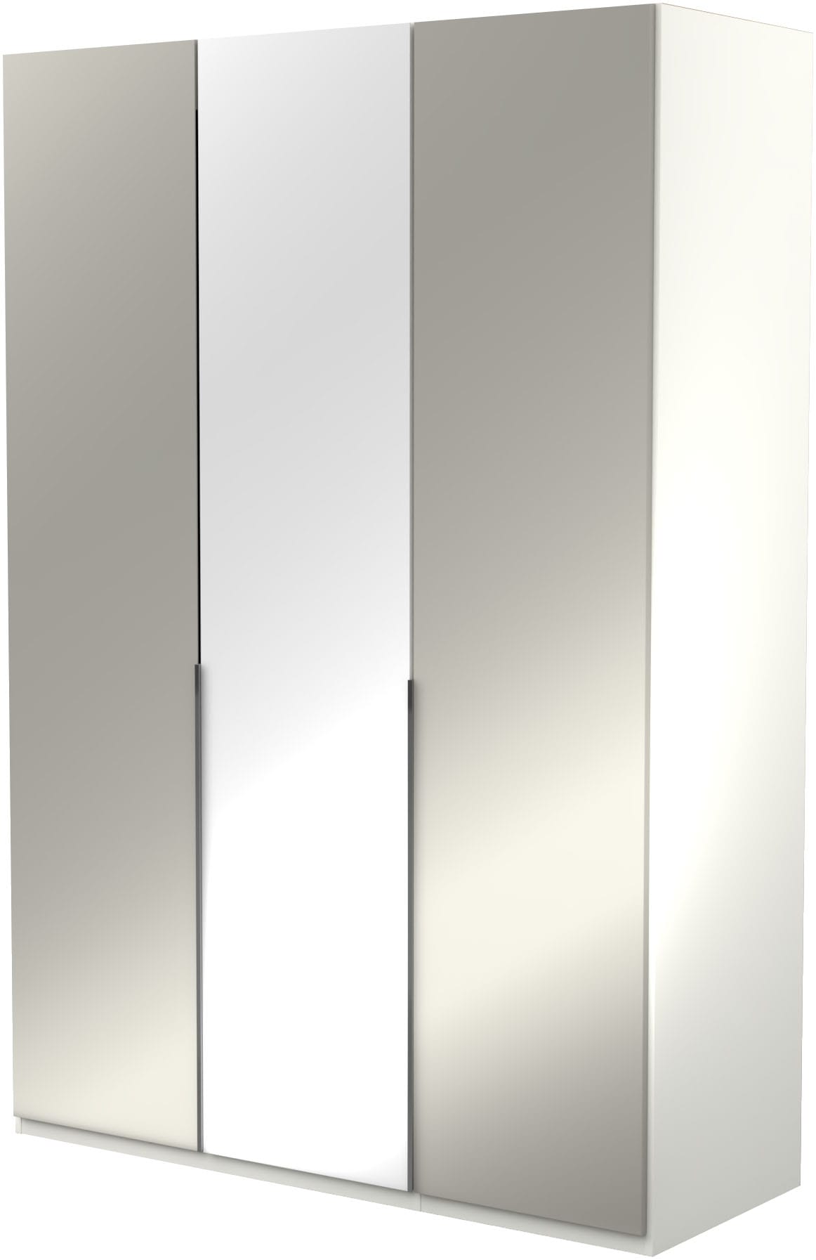 Musterring Kleiderschrank "San Diego, Kleiderschrank, Schrank, Garderobe, mit Glastüren" 1 Stk. tlg. 3-türig (gedämpft), 4 Böden, 2 Kleiderstangen, Chromgriffe