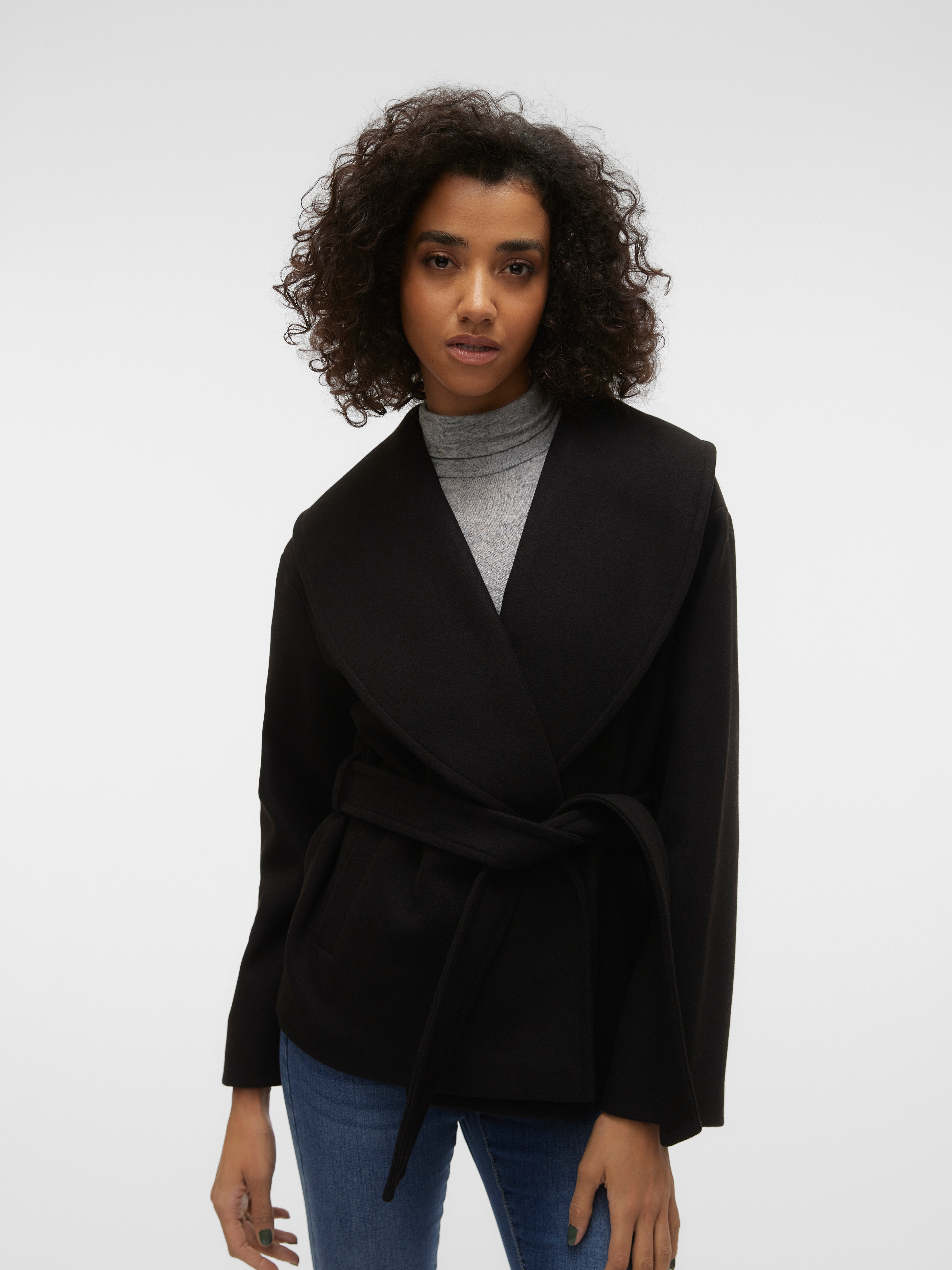 Vero Moda Kurzjacke "VMANNE BERGEN JACKET GA NOOS" Kunstfaser