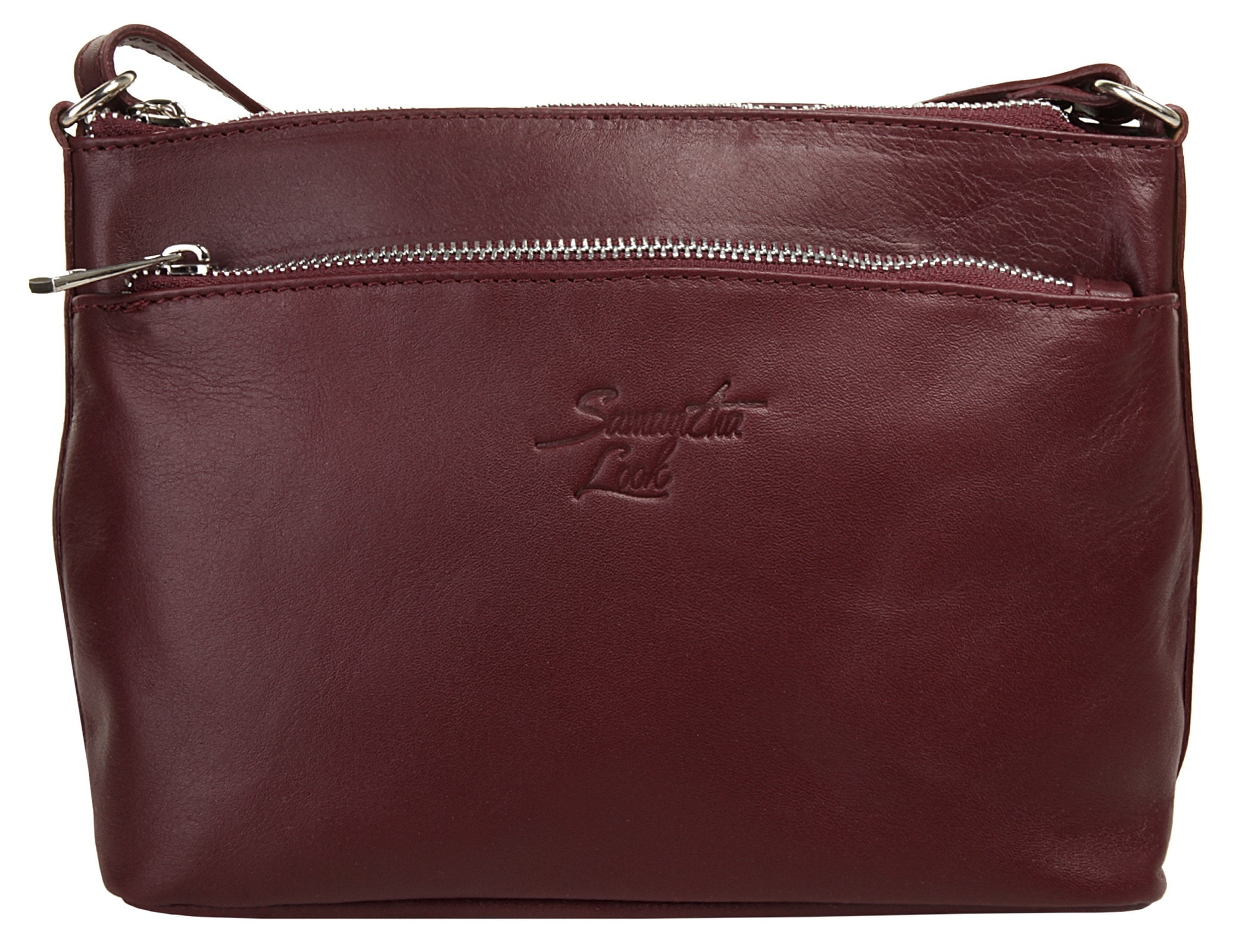 Samantha Look Umhängetasche echt Leder, Made in Italy günstig online kaufen