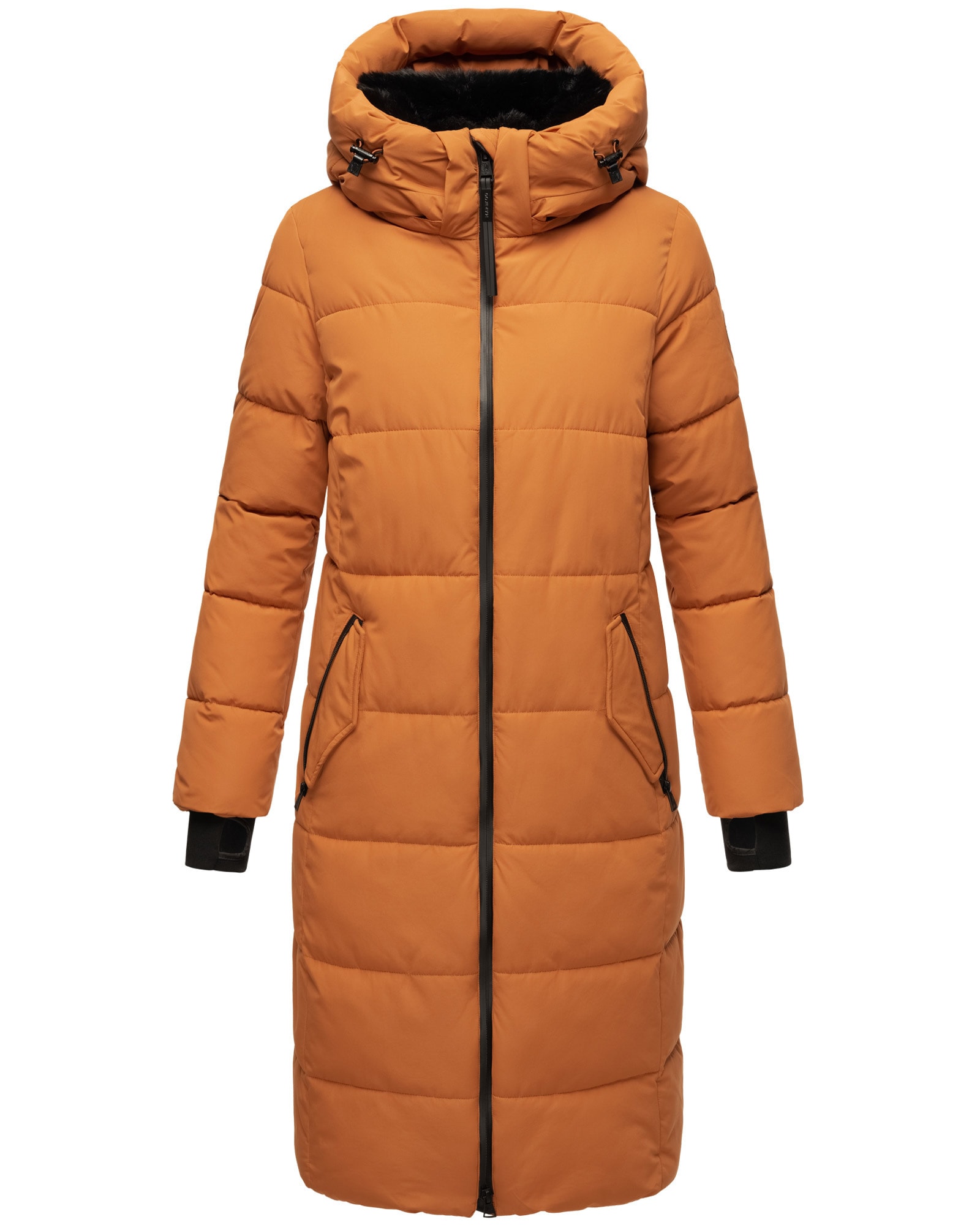 Marikoo Steppjacke »Zuraraa XVI«, langer Winter Mantel gesteppt