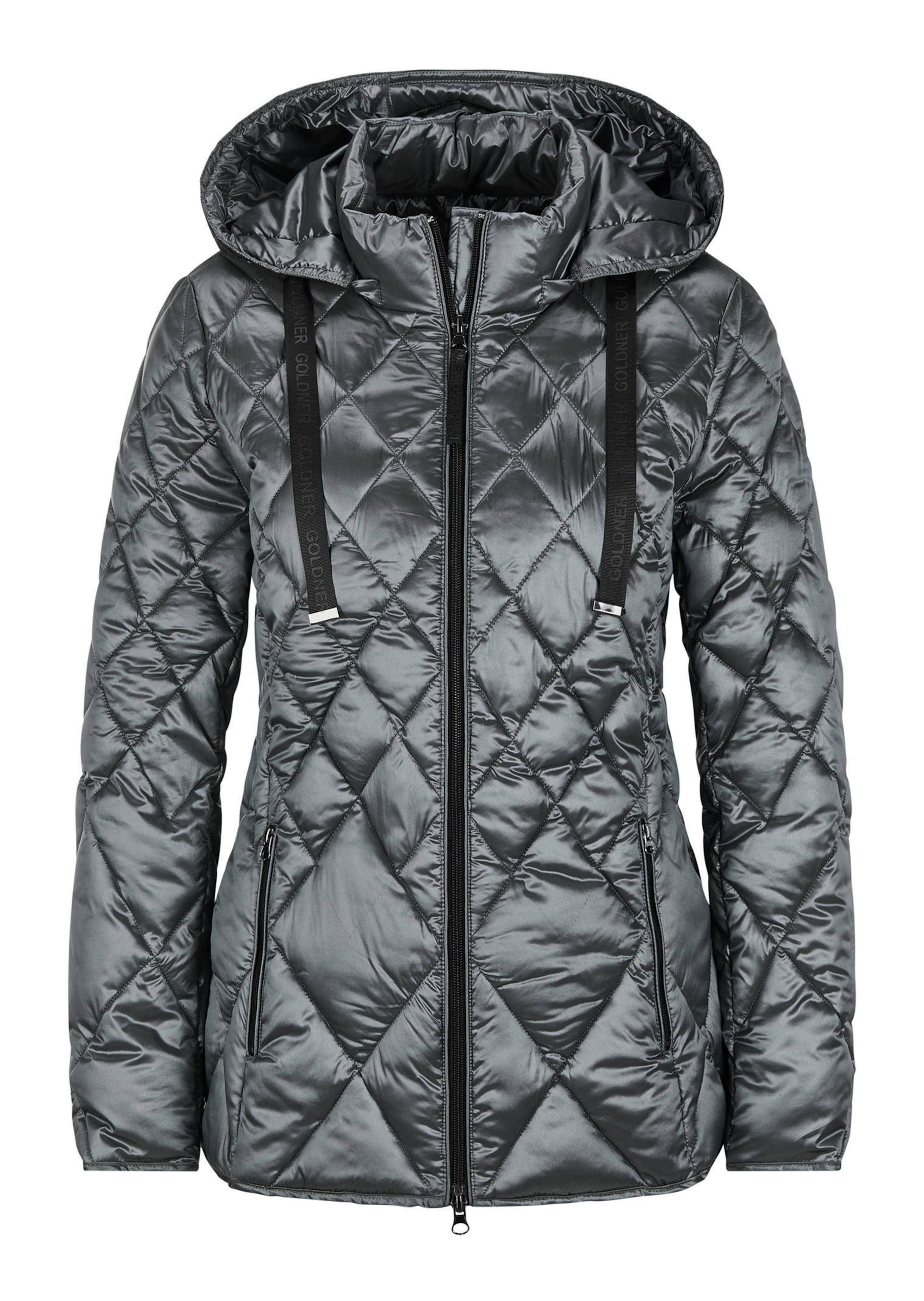 GOLDNER Kurzjacke "Winterjacke mit Metallic-Glanz" Besonderer Diamant-Stepp günstig online kaufen