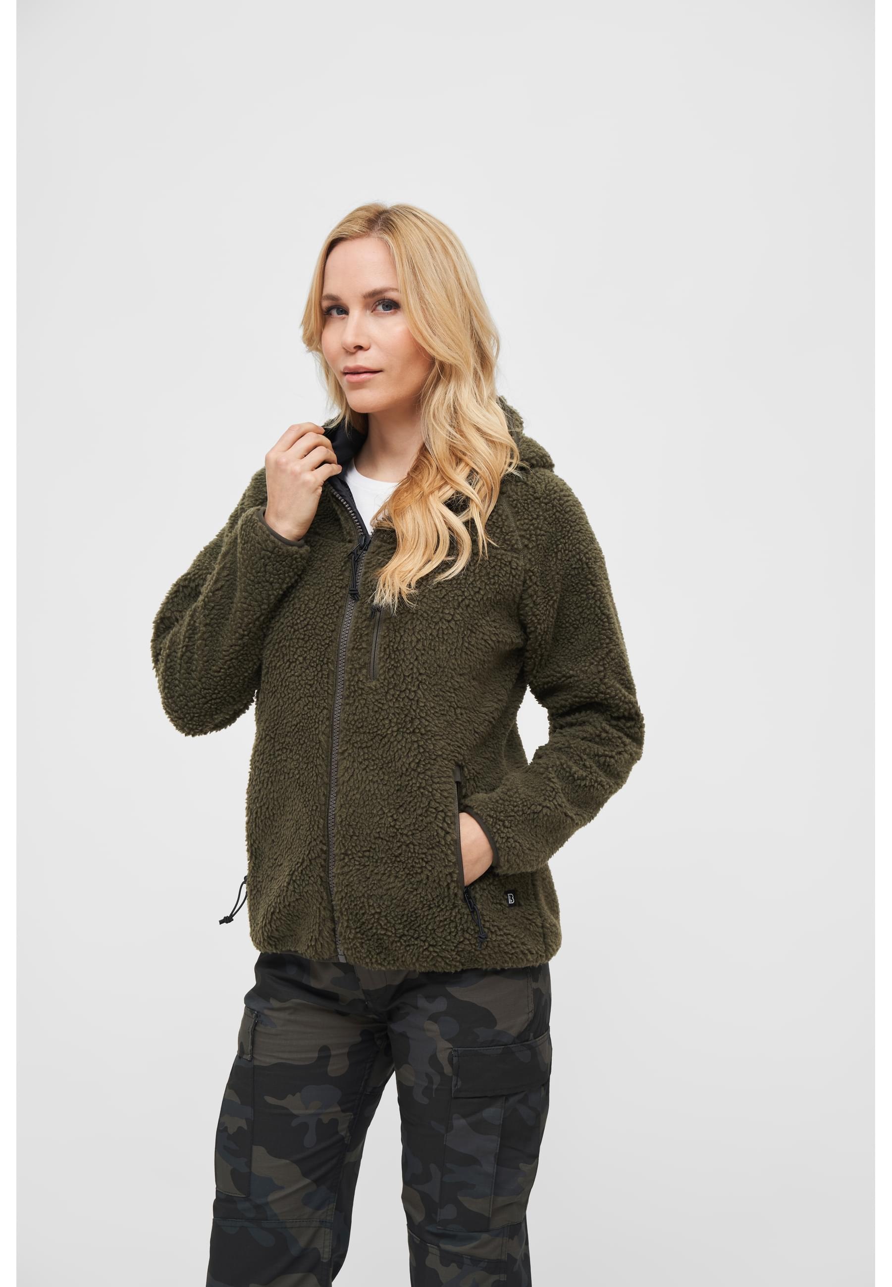 Brandit Allwetterjacke »Brandit Damen Ladies Teddyfleecejacket«, (1 St.), mit Kapuze