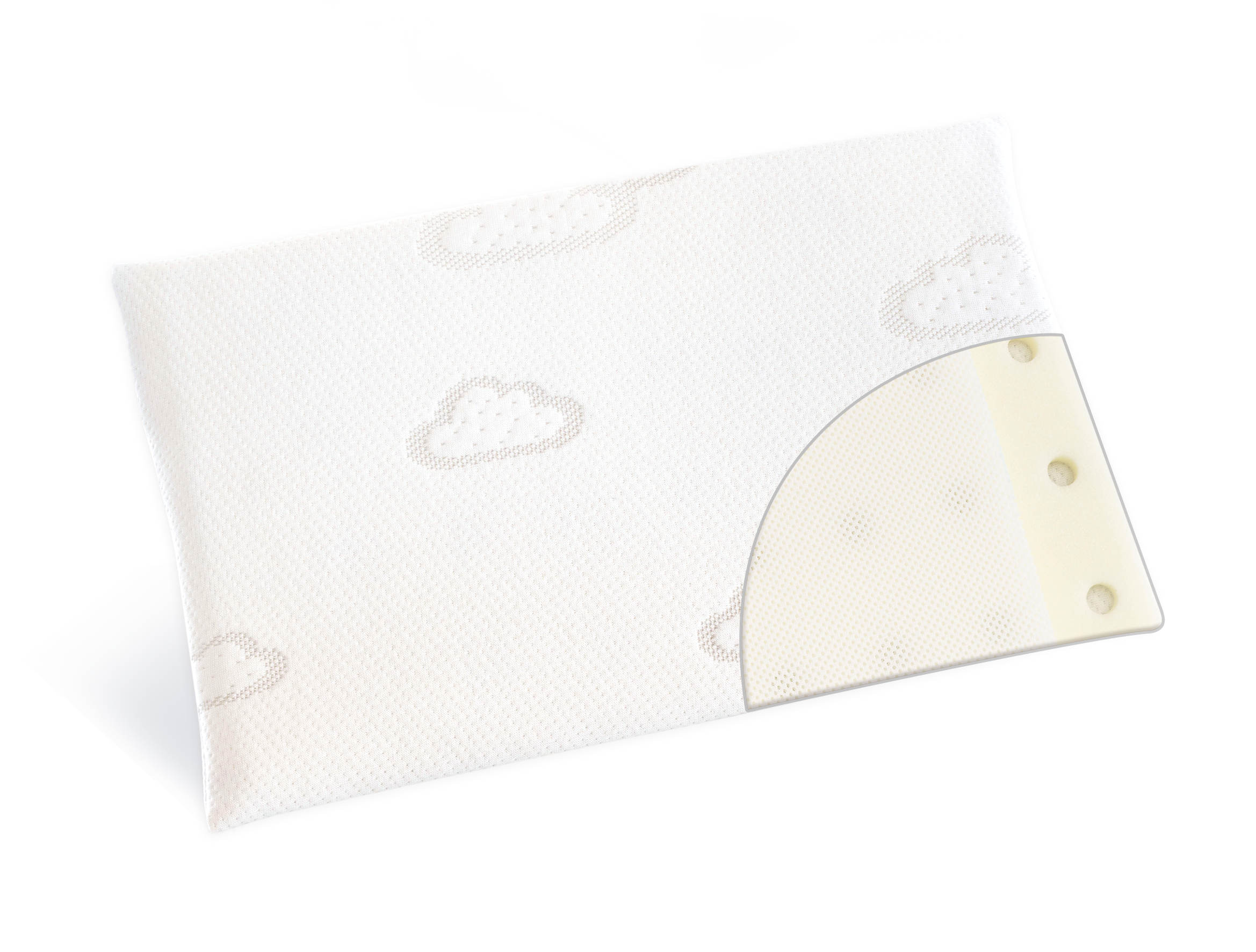Träumeland Babykissen "care WOLKE Babykopfkissen"