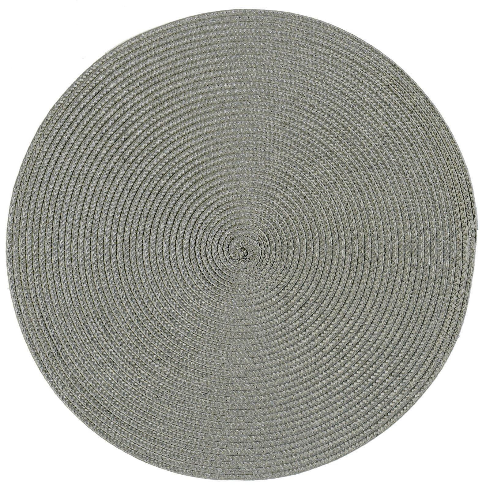 Platzset STUCO, Ø:35cm, grau, Platzsets, "Polypro"