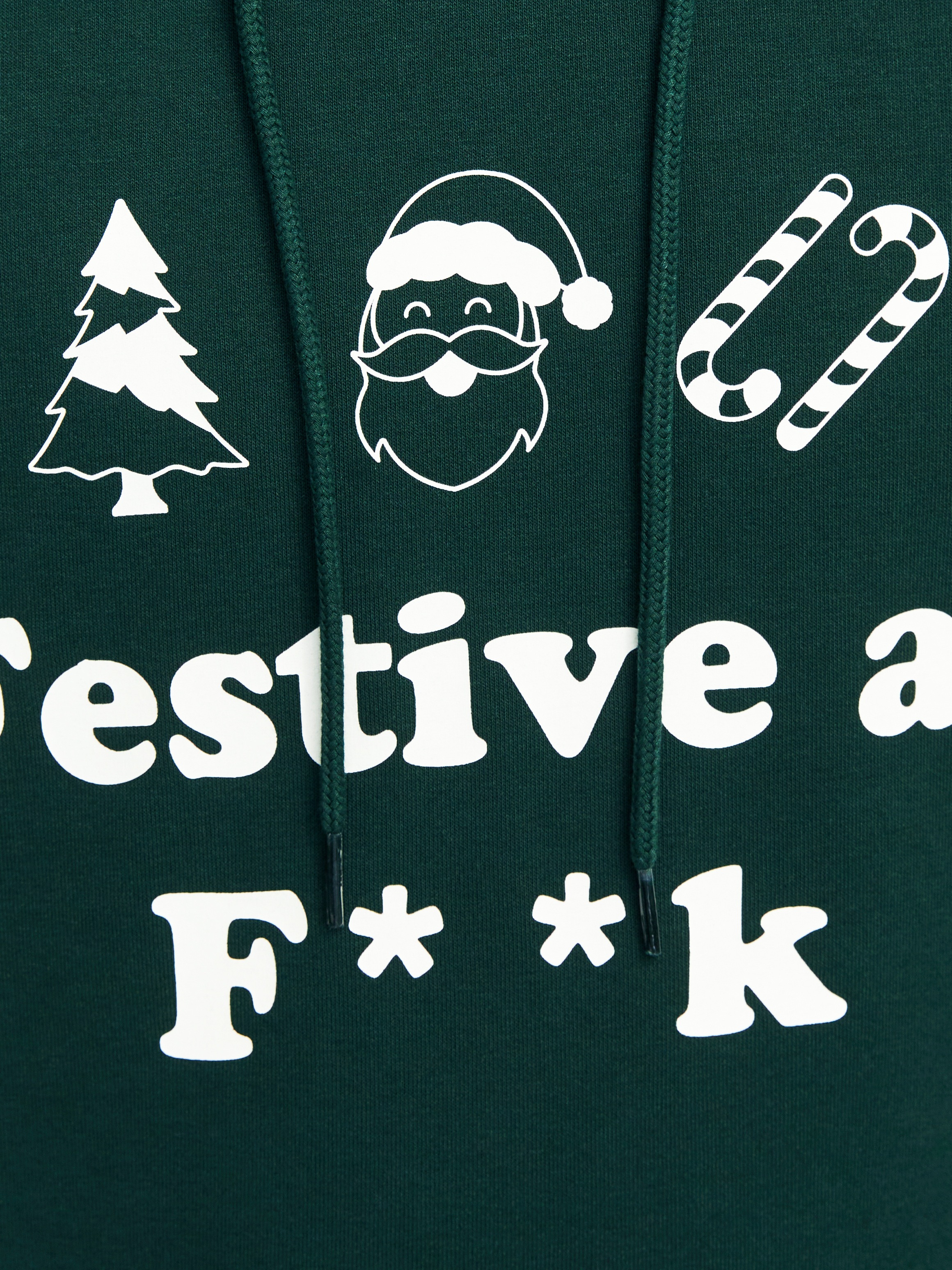 Jack & Jones Kapuzensweatshirt »JJXMAS ONE COLOR FUNNY SWEAT HOOD«

