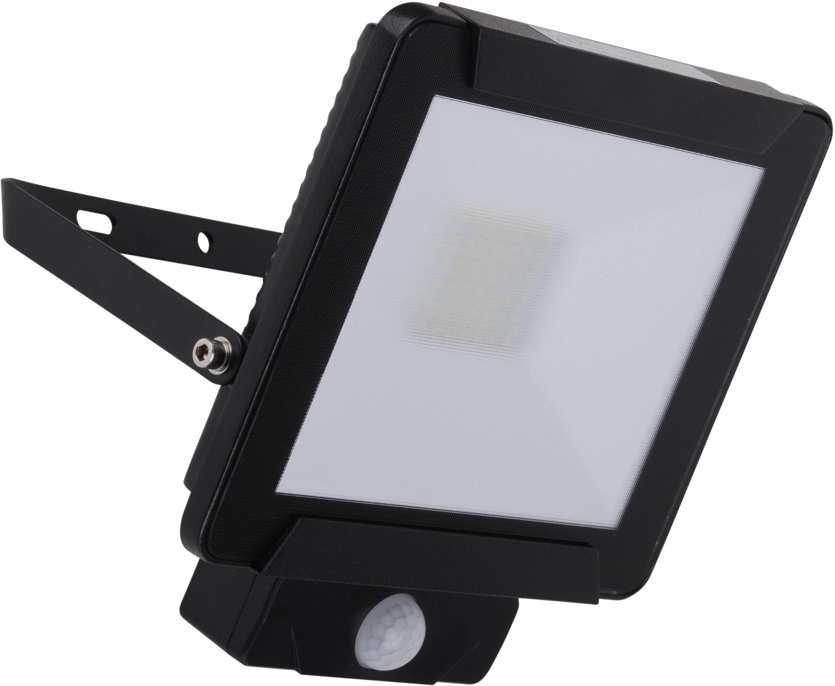 näve LED Außen-Wandleuchte "Radia" LED-Board 1 Stk. Kaltweiß Zeiteinstellung, incl. Sensor/Bewegungsmelder, Lichteinstellung