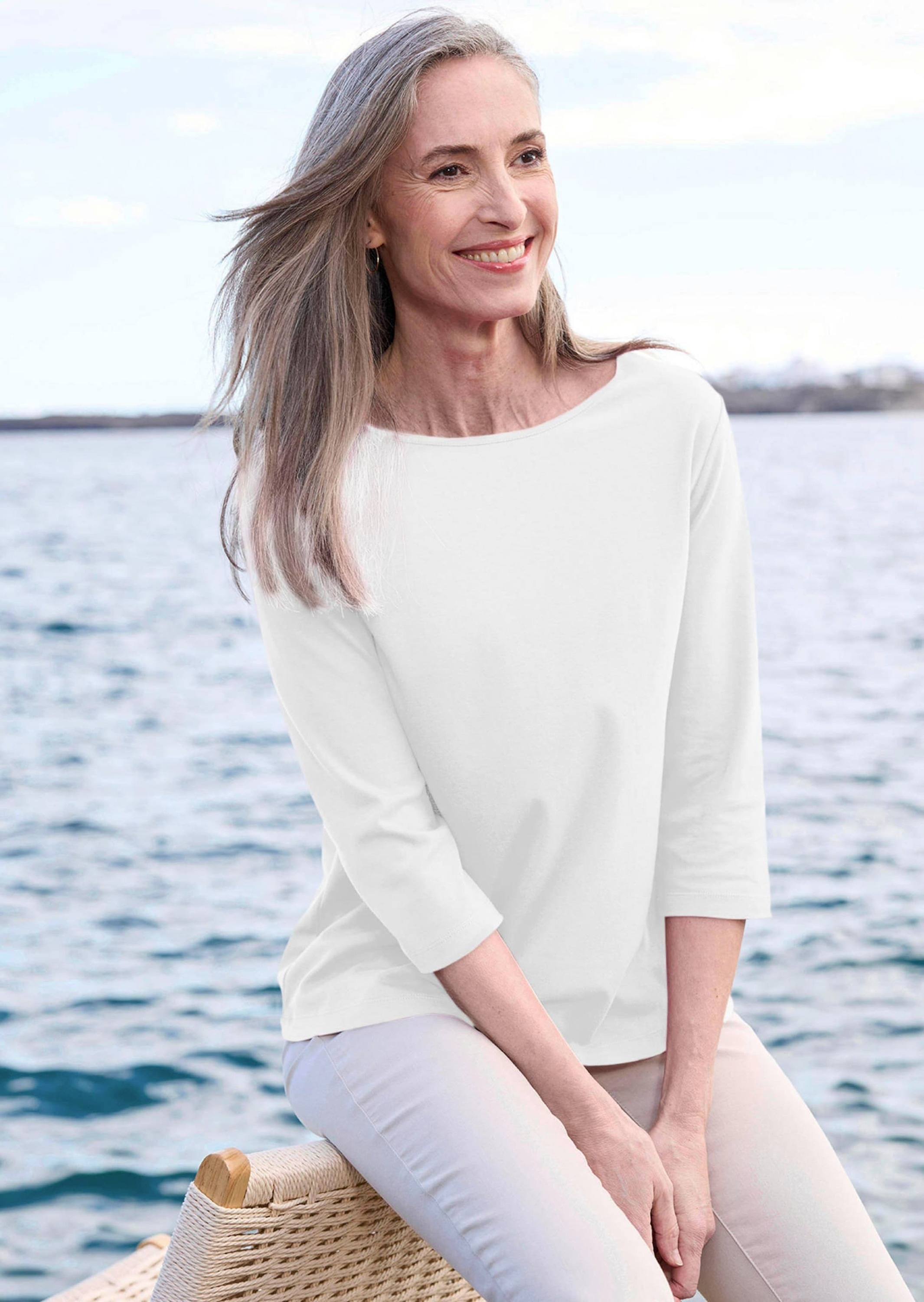 GOLDNER Kurzarmshirt »Kurzgröße Basic-Shirt aus Interlock-Jersey«