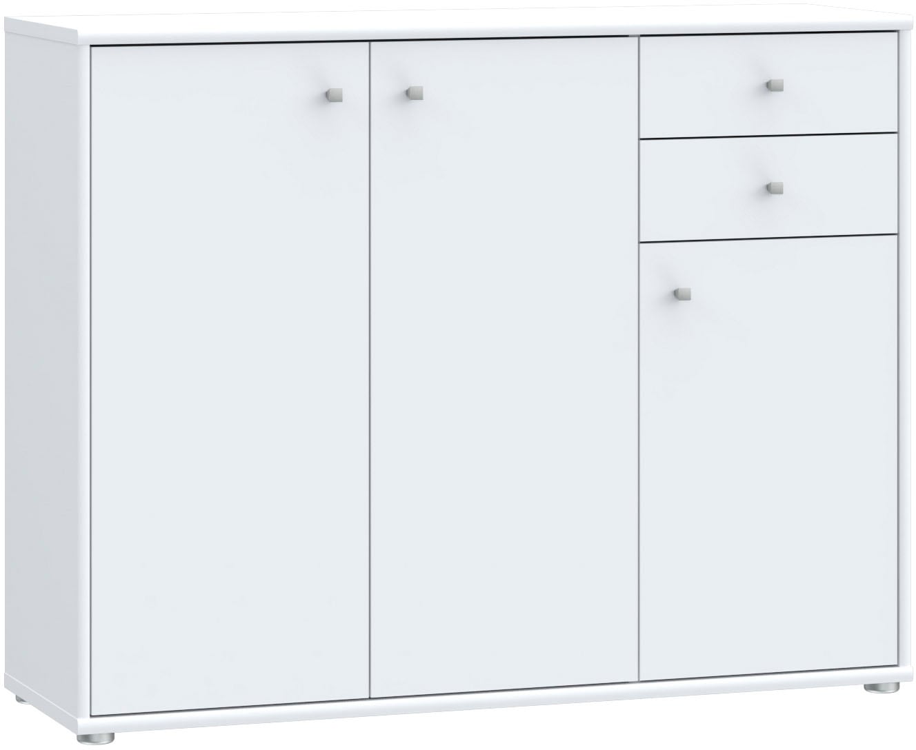 FORTE Kommode "Tempra, Kommode, 3 Türen, 2 Schubkästen, viel Stauraum" Brei günstig online kaufen