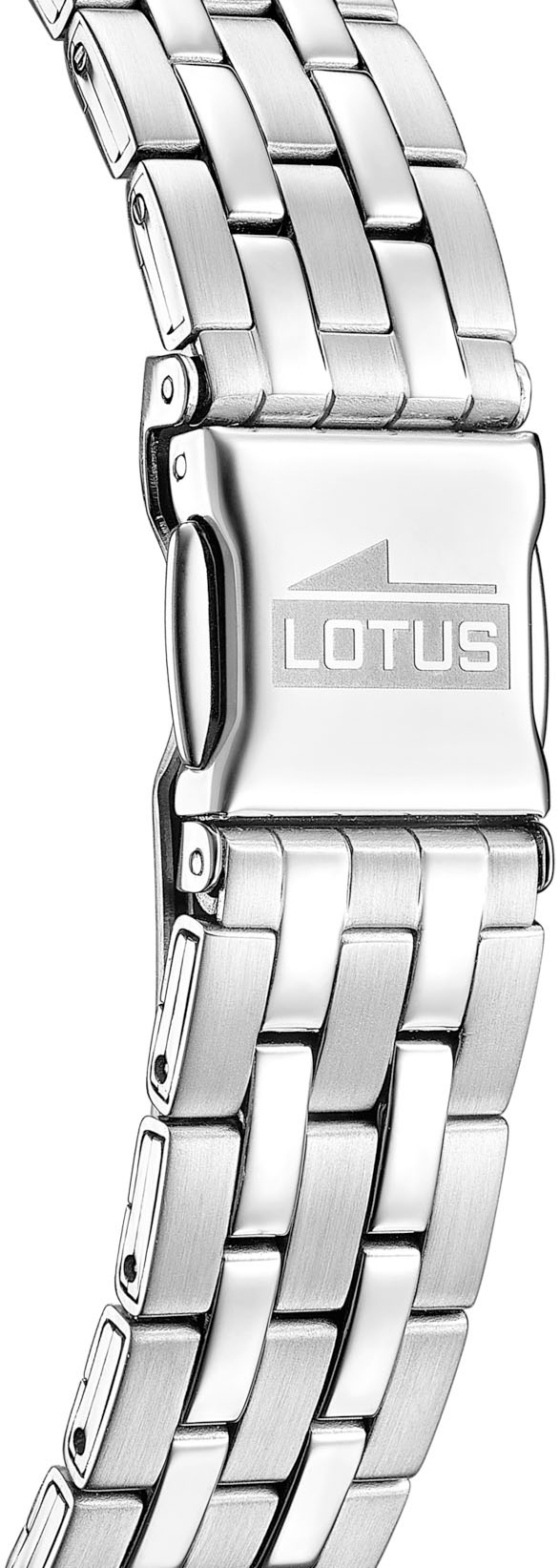 Lotus Quarzuhr »Square«, Armbanduhr, Damenuhr, Edelstahlarmband, analog