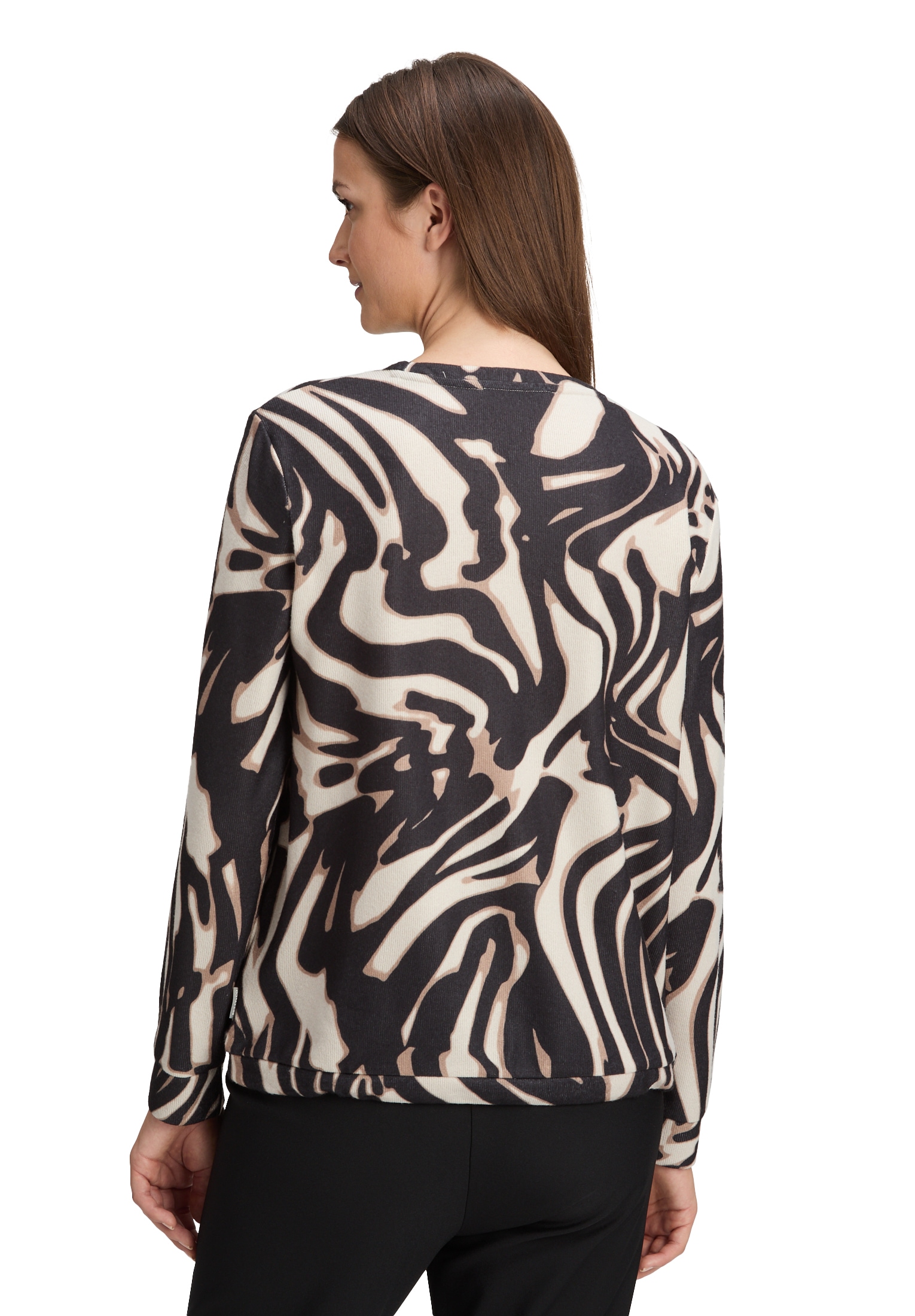 Betty&Co Sweatshirt »Damen mit Tunnelzug«
