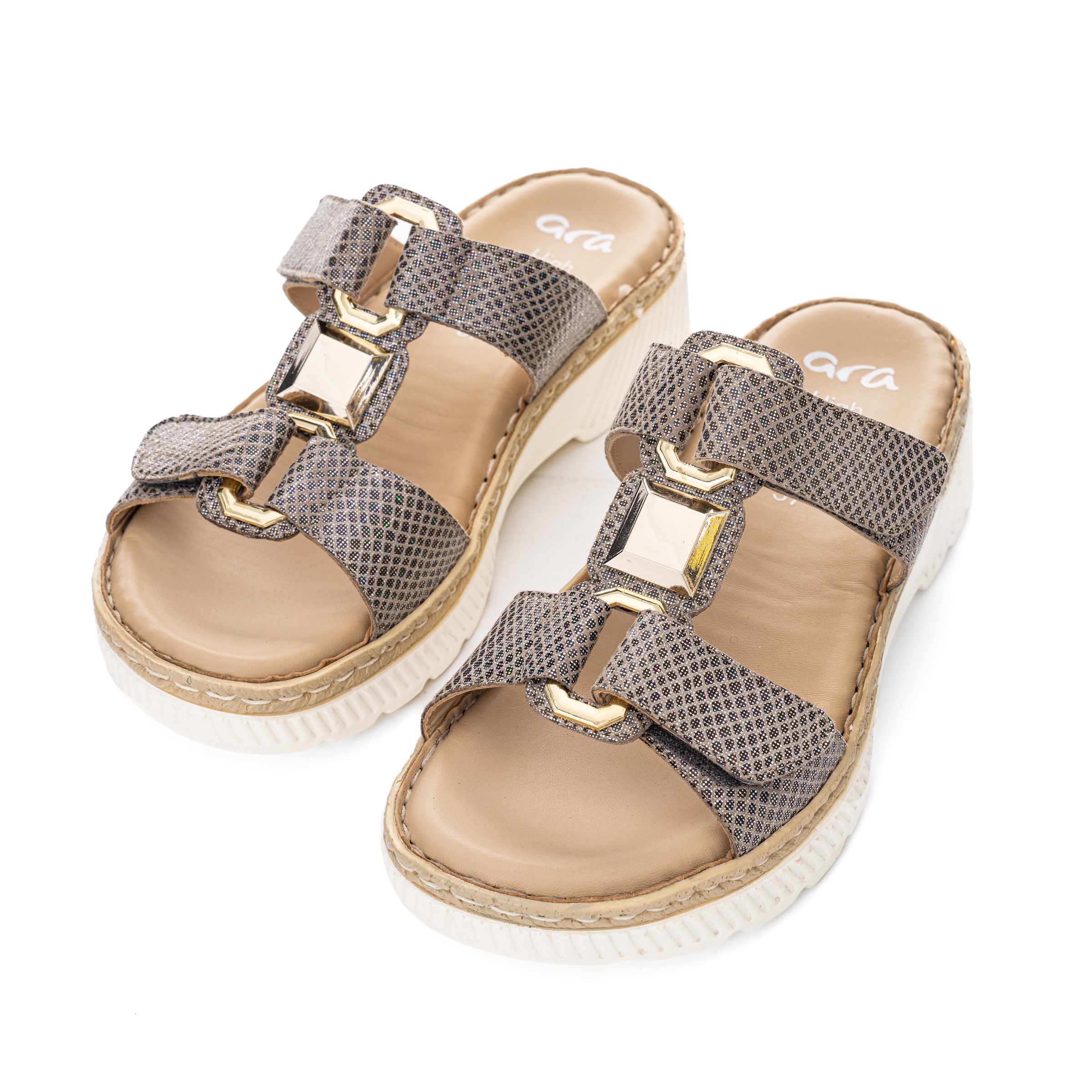 Ara Pantolette »CAPRI«  , Plateau, Sandale, Sommerschuh in Weite G (= weit)