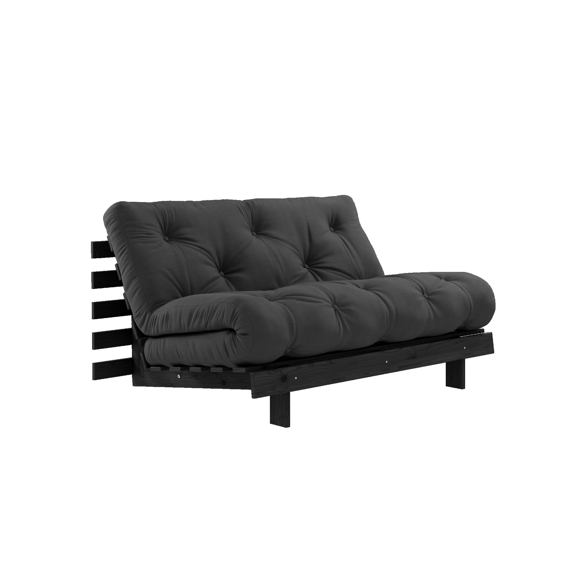 Karup Design Daybett "Roots Sofa Bed, Schlafsofa, Bettfunktion, FSC-Massivholz" Inkl. Futonmatratze, Made in Europe, langlebig, B: 140 oder 160 cm