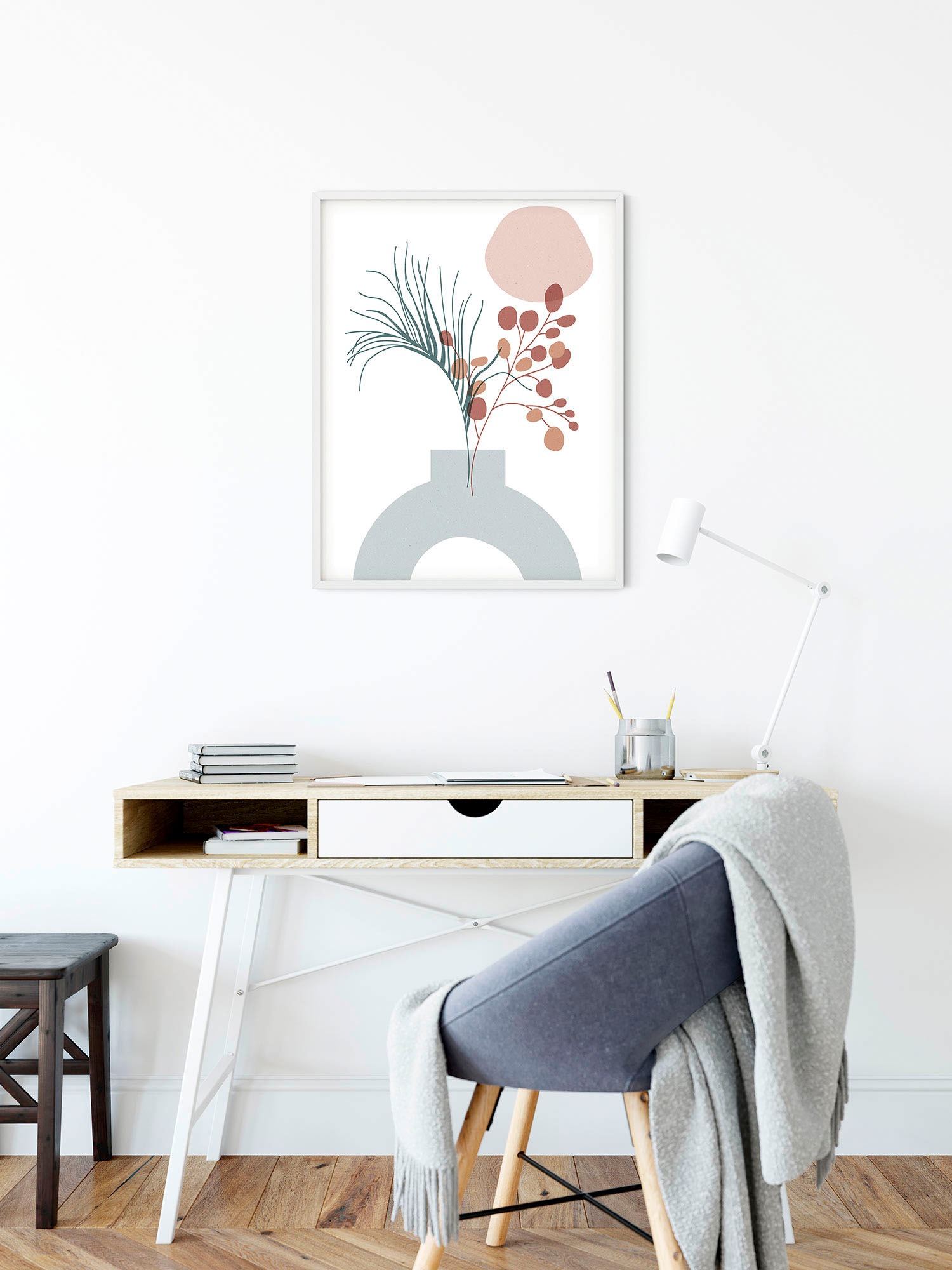Komar Bild "Bohemian Vase" Natur 1 Stk. tlg. Wandbild zur Dekoration - ohne günstig online kaufen
