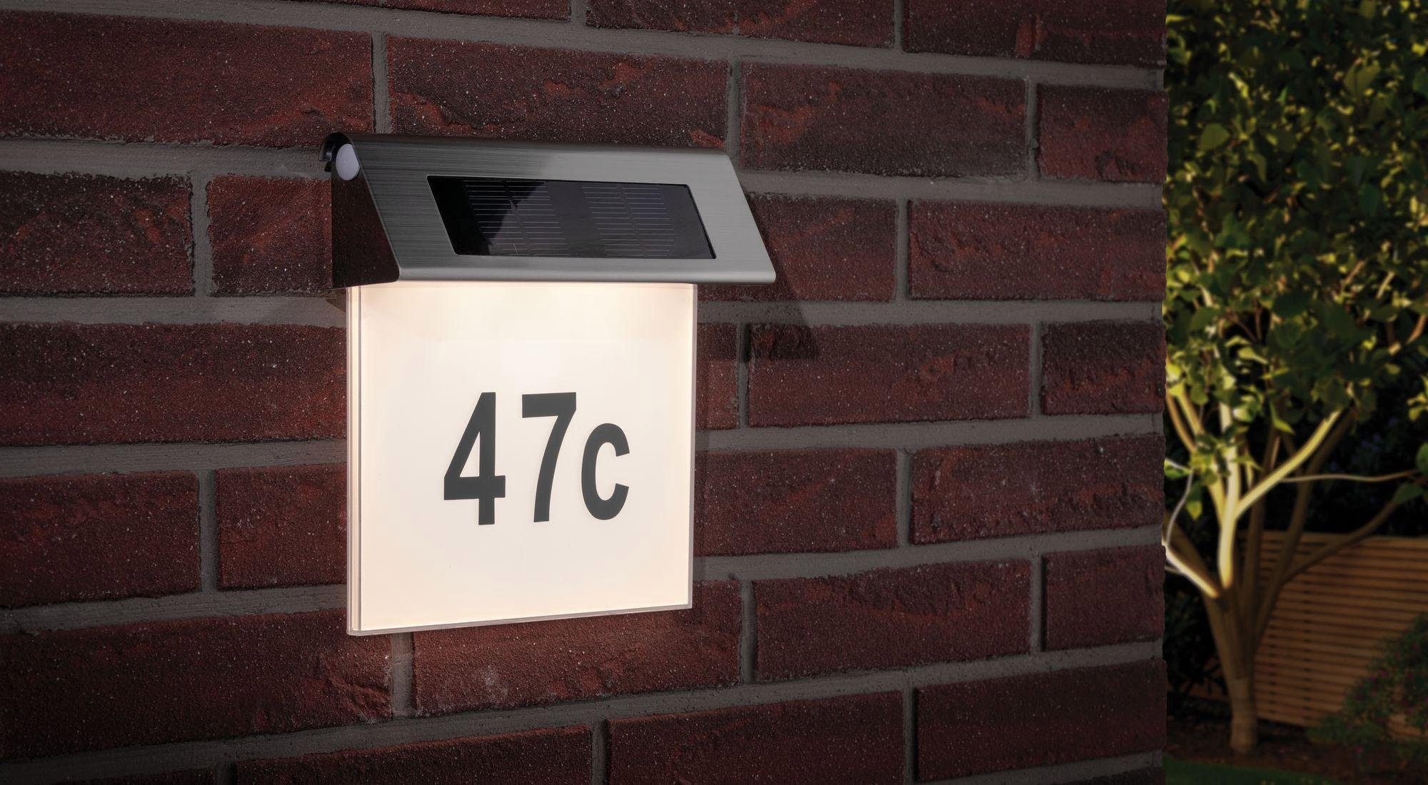 Paulmann LED Außen-Wandleuchte »Hausnummer«, Leuchtmittel LED-Modul | LED fest integriert, LED-Modul